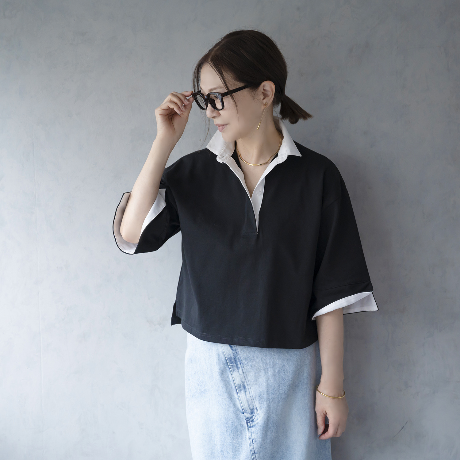 イロプライム 大人のラガーシャツ