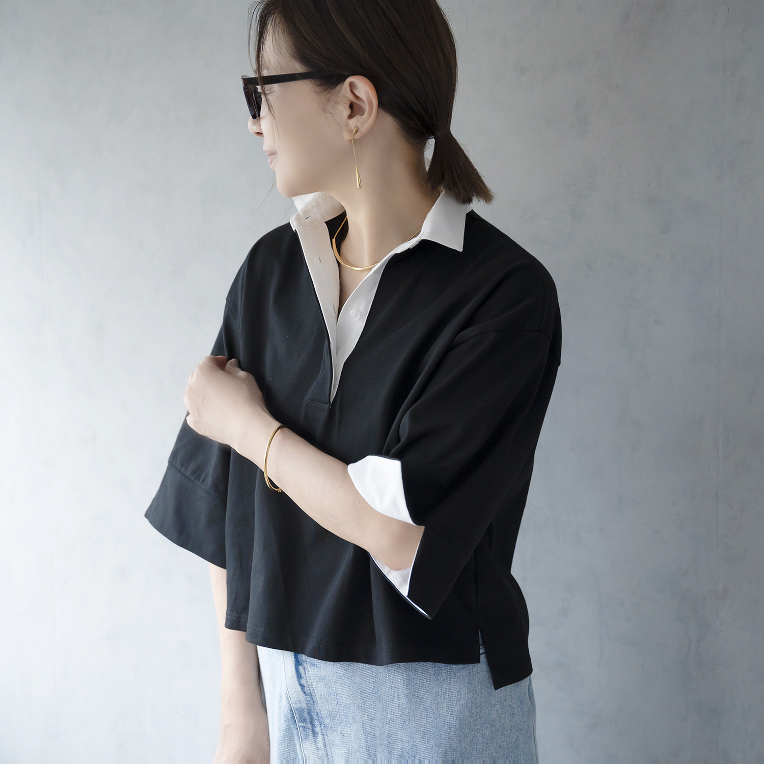 イロプライム 大人のラガーシャツ