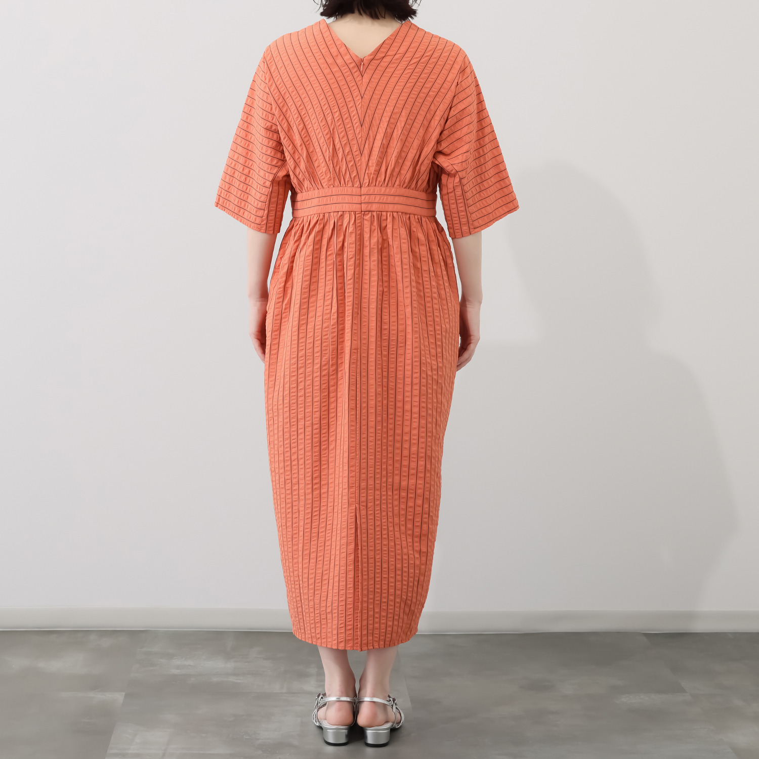 イロプライム ストライプワンピース