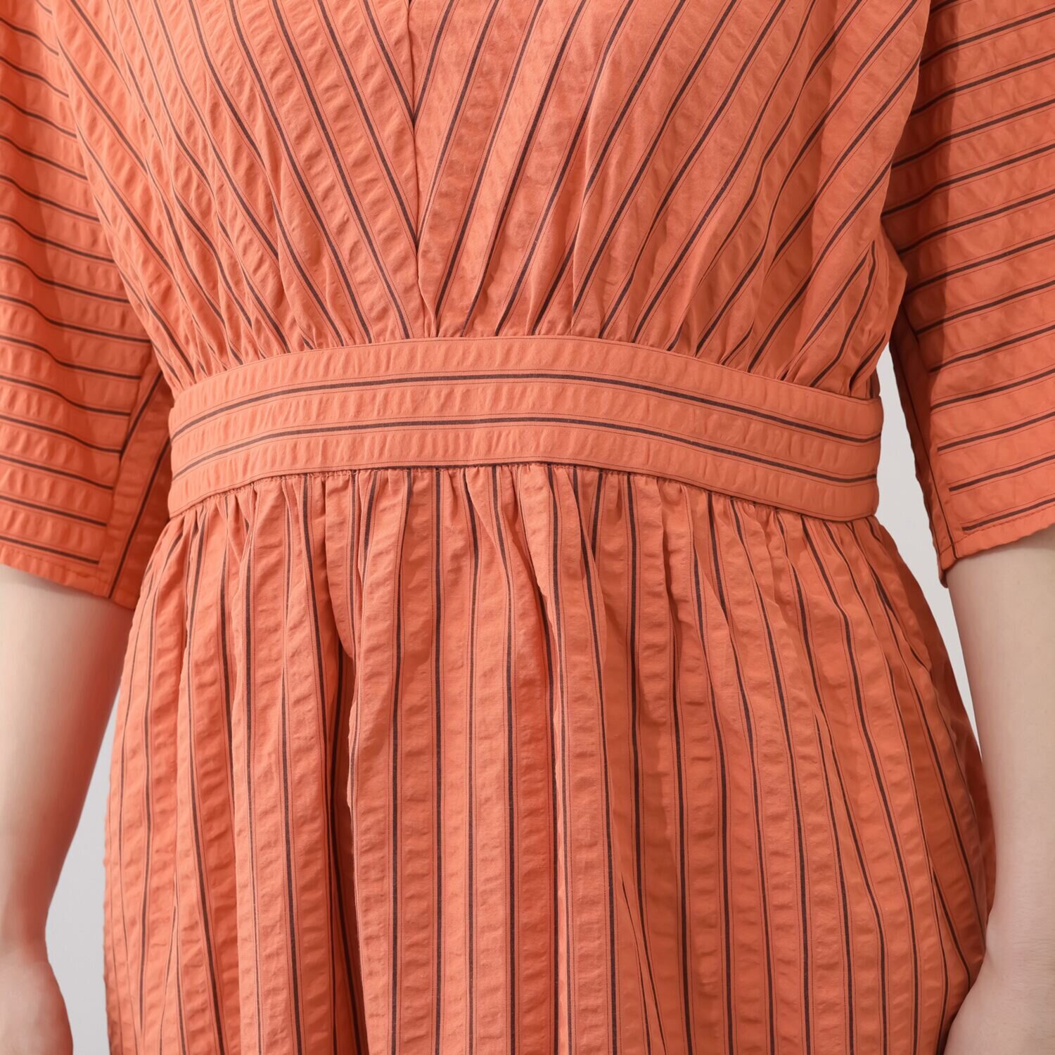 イロプライム ストライプワンピース