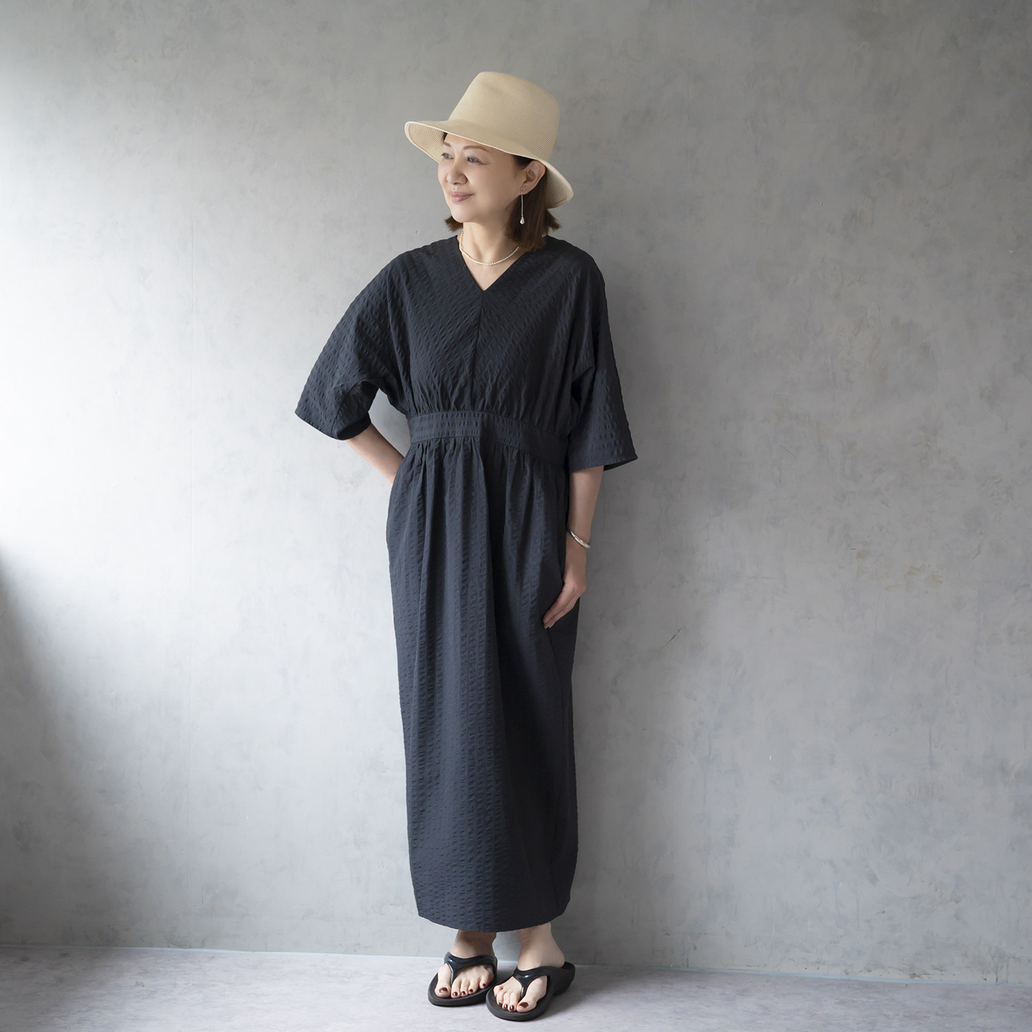 イロプライム ストライプワンピース