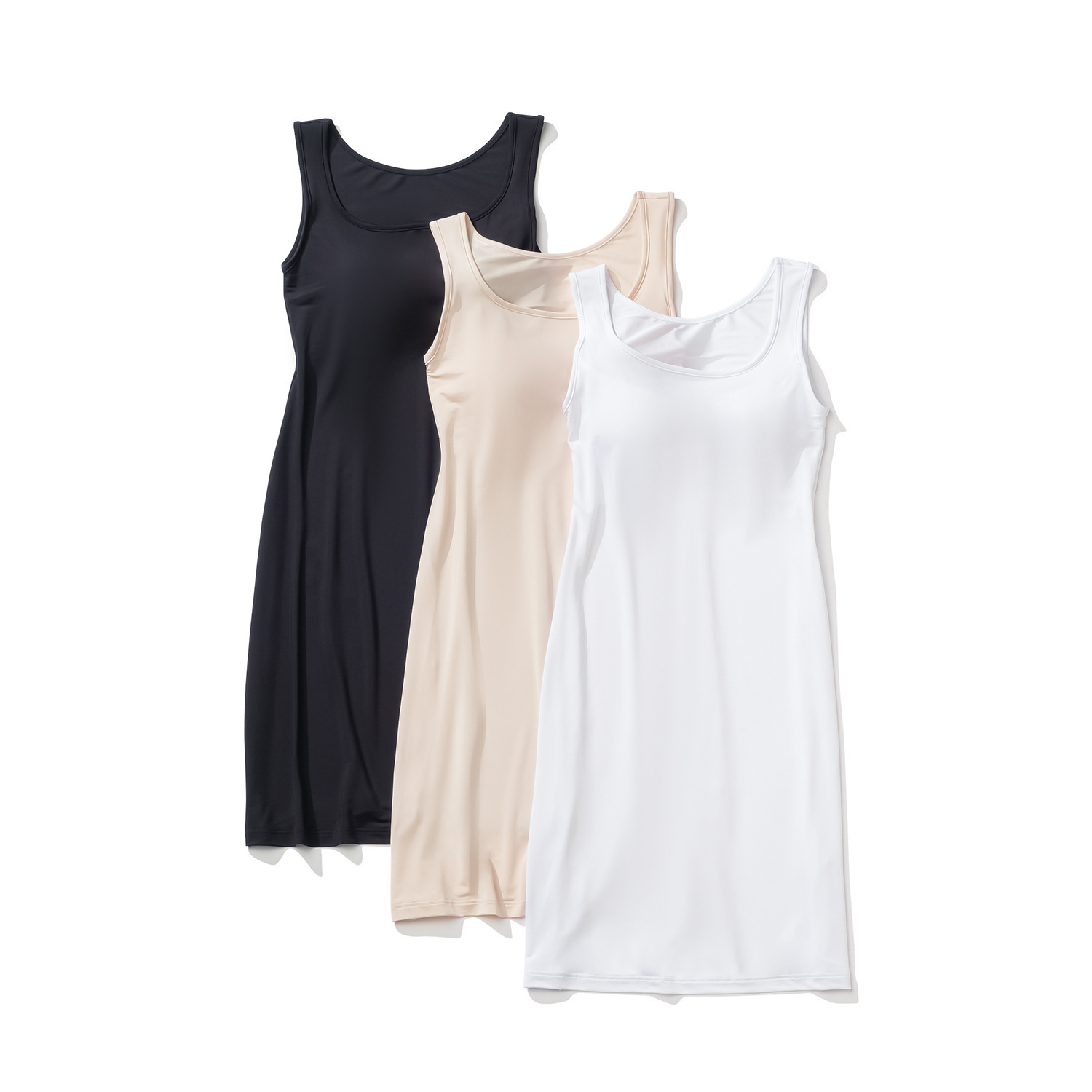 きれいになろう！ ひんやり涼しい！ プンギインギョン 接触冷感・抗菌防臭 カップ付きスリップ