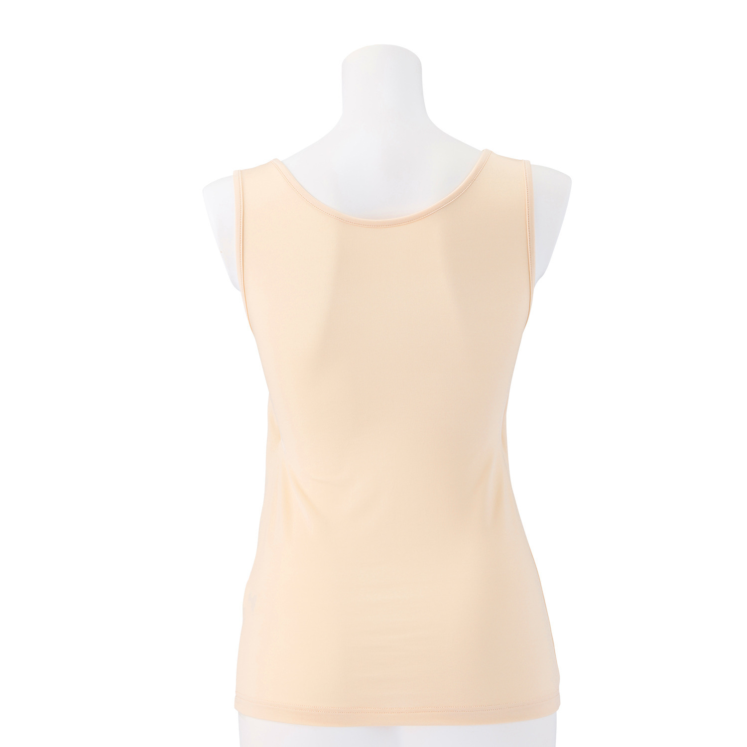 きれいになろう！ ひんやり涼しい！ プンギインギョン 接触冷感・抗菌防臭 カップ付きタンクトップ 同色２枚セット