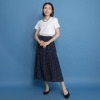 オルテンジア ちょうど良い大人ドット柄 シックに装う ティアードスカート