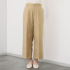 ヤエアジュテ シーンを選ばず着て欲しい ハンサムな装いが叶う すっきりワイドパンツ