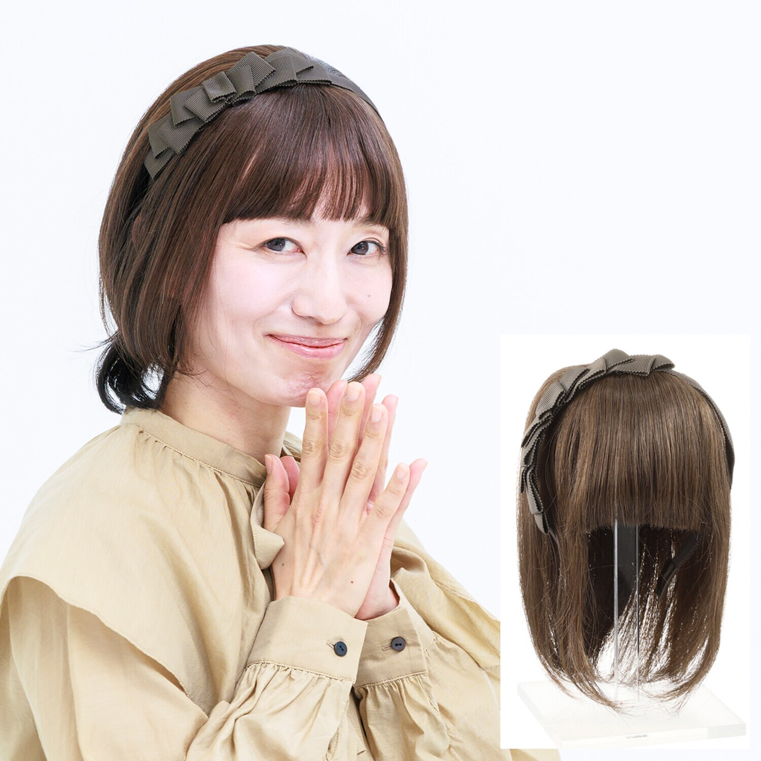 ギンカウィンカ ドレスドカチューシャ ＜グログラン＞