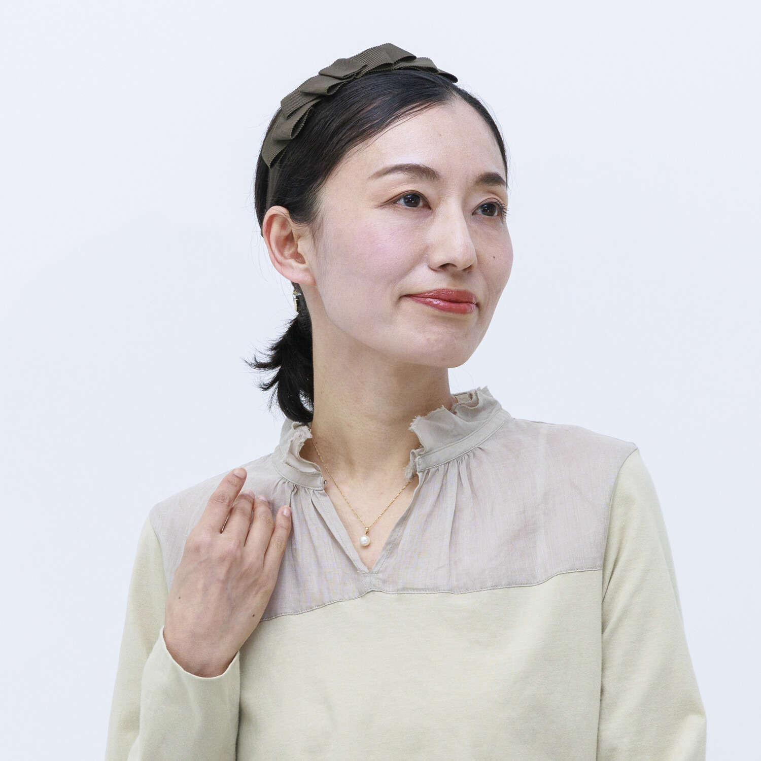 ギンカウィンカ ジオメトリーデザイン グログランカチューシャ