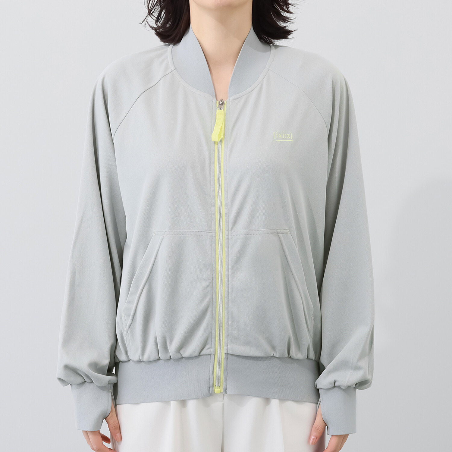 イクシーズ 夏にうれしい ＵＶカット・接触冷感 ライトブルゾン