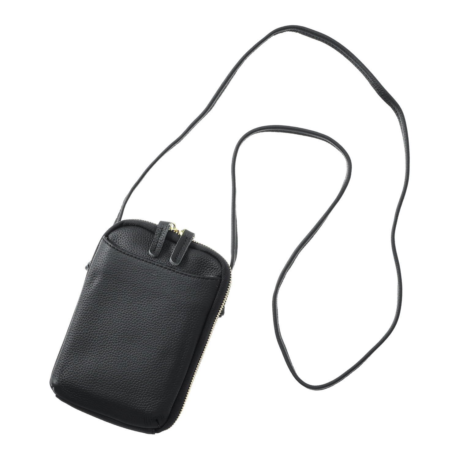 グッシオイタリー 牛革 スマホショルダーバッグ