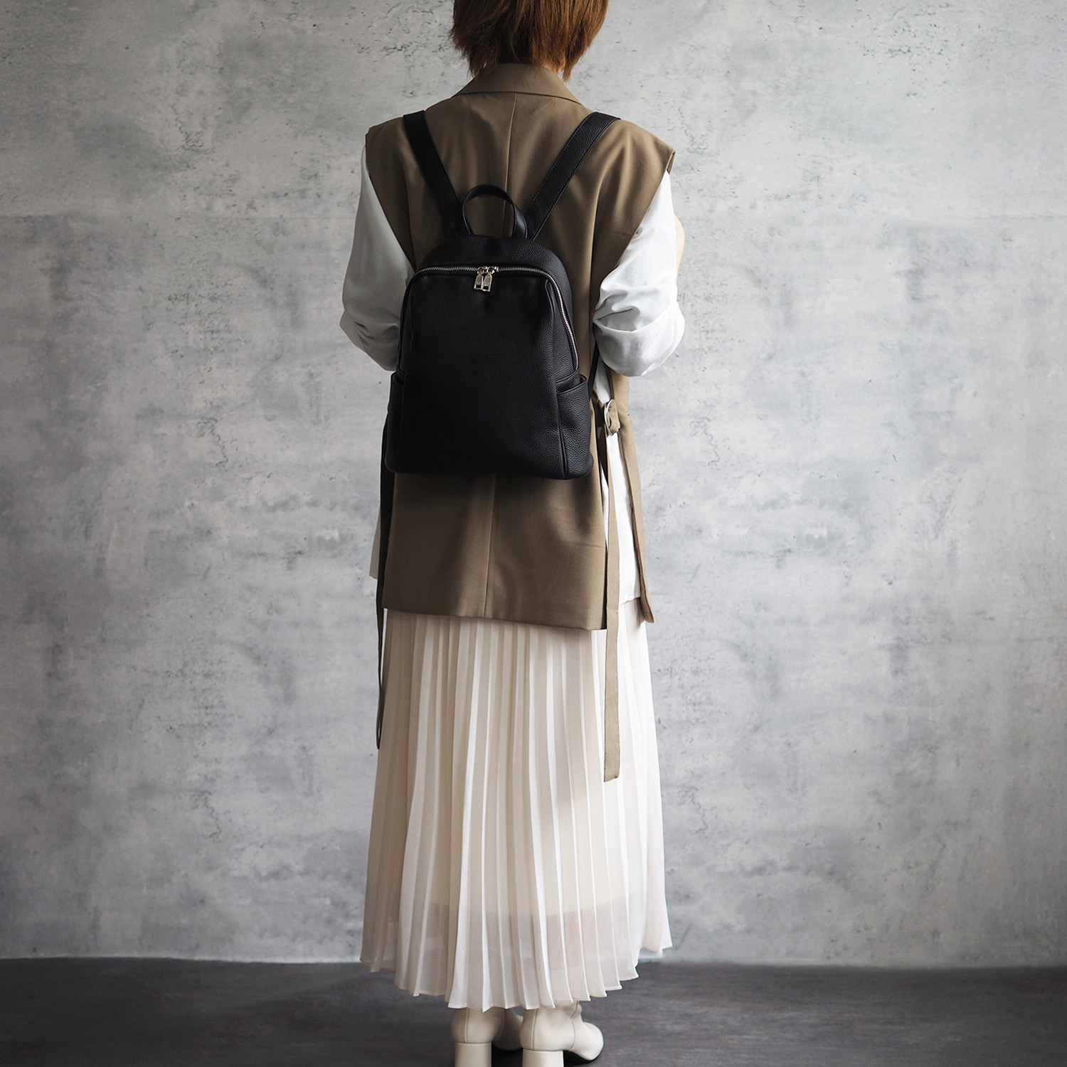 グッシオイタリー 牛革 リュック