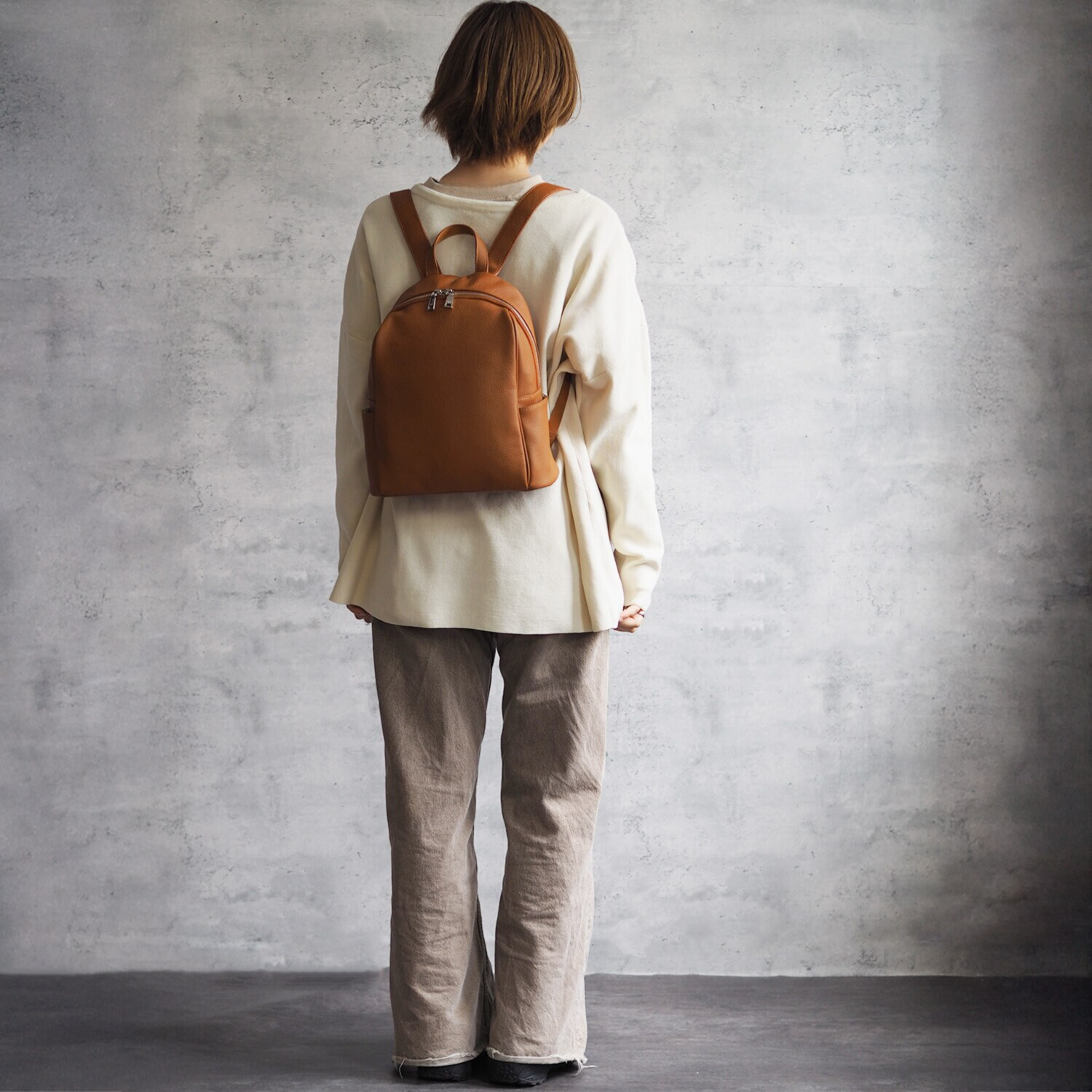 グッシオイタリー 牛革 リュック