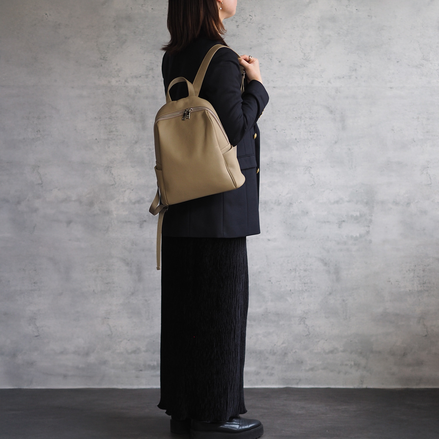 グッシオイタリー 牛革 リュック