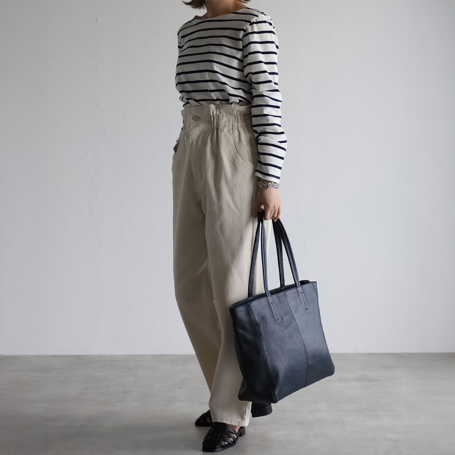 グッシオイタリー 牛革 トートバッグ