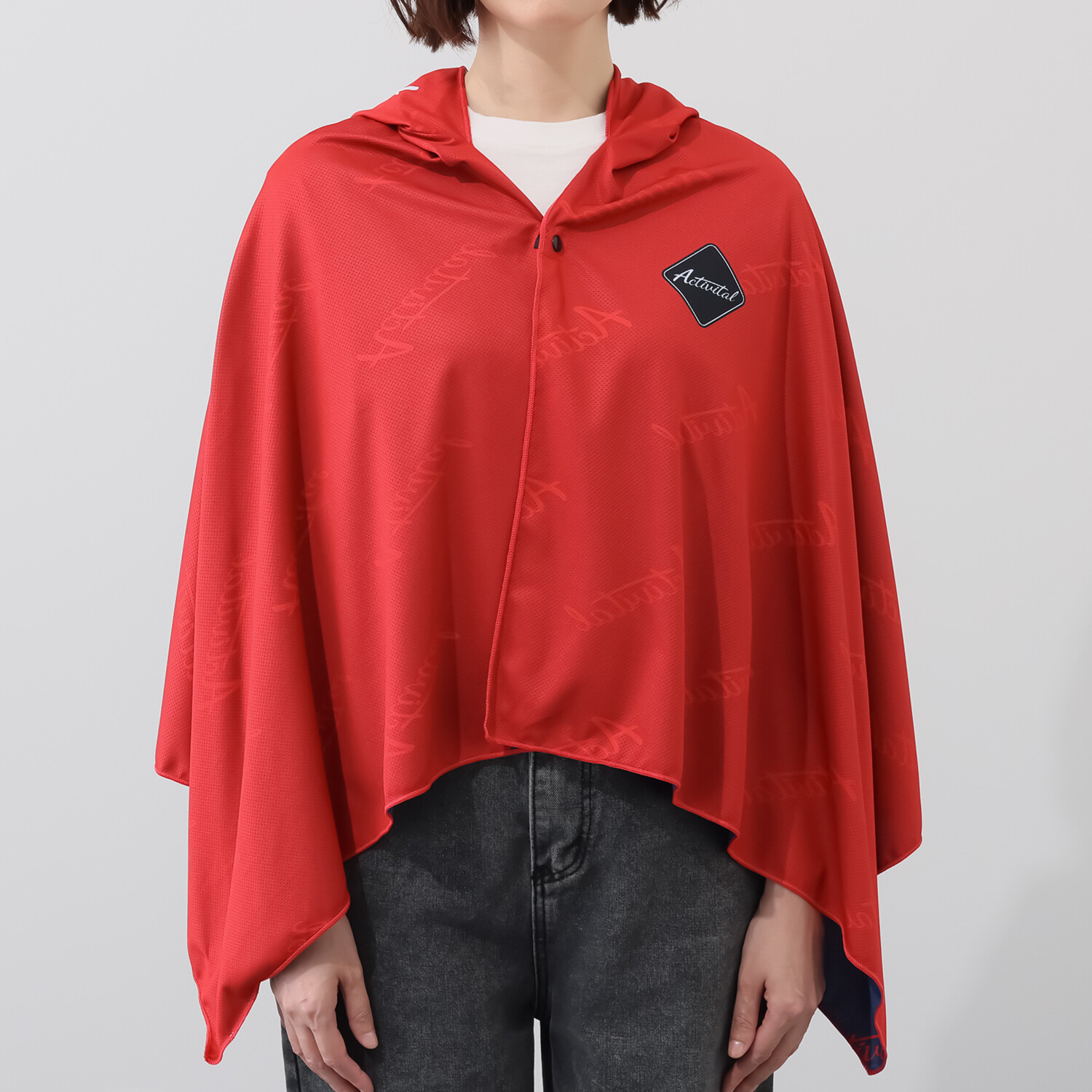 水で濡らして振るだけ！ 気化冷却効果で 驚きの冷たさ！ アクティバイタルライフ クールメイカー ２色セット