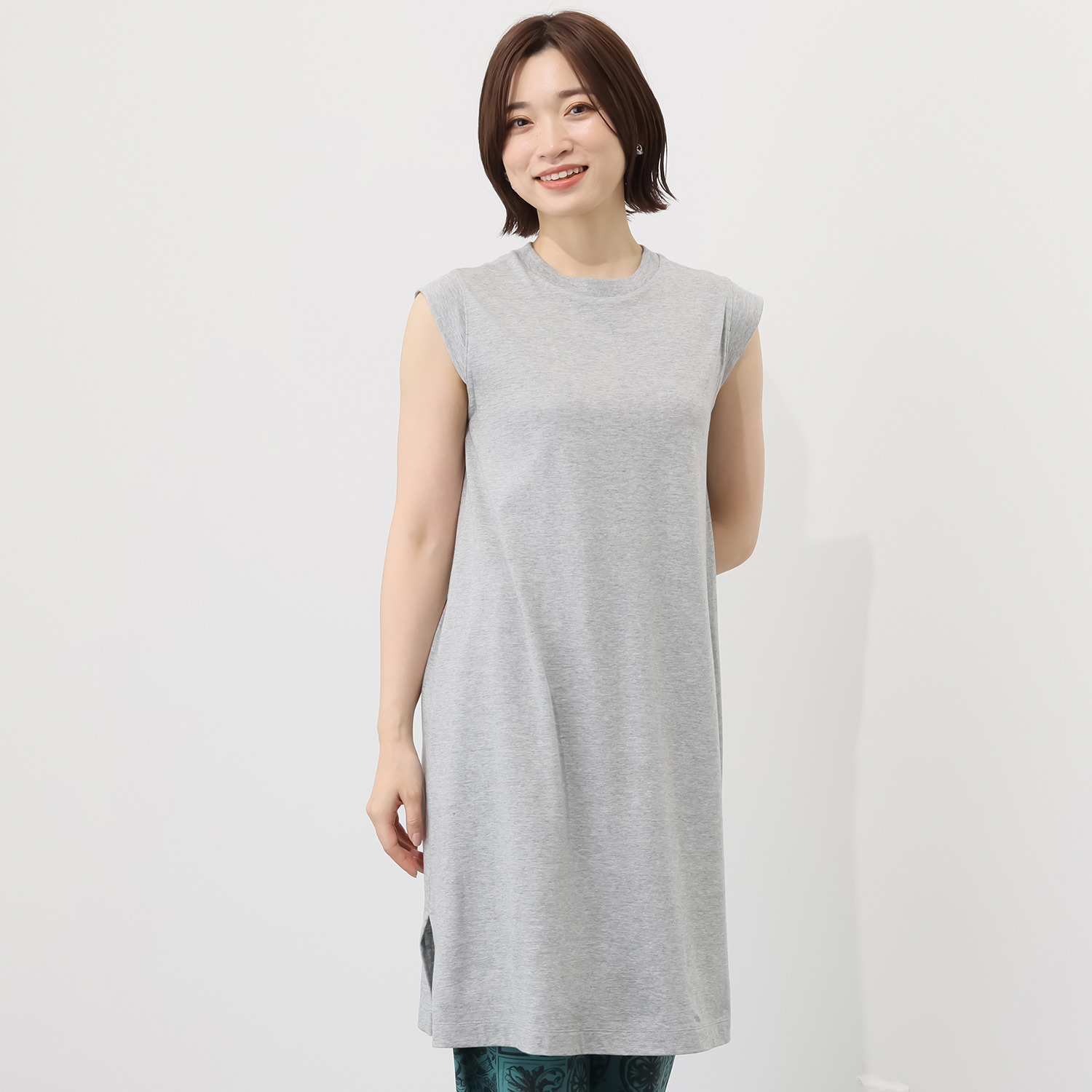 コンストファクスコーラン 和歌山から世界へ オーガニックコットン １００％ ハイゲージ天竺 フレンチチュニック