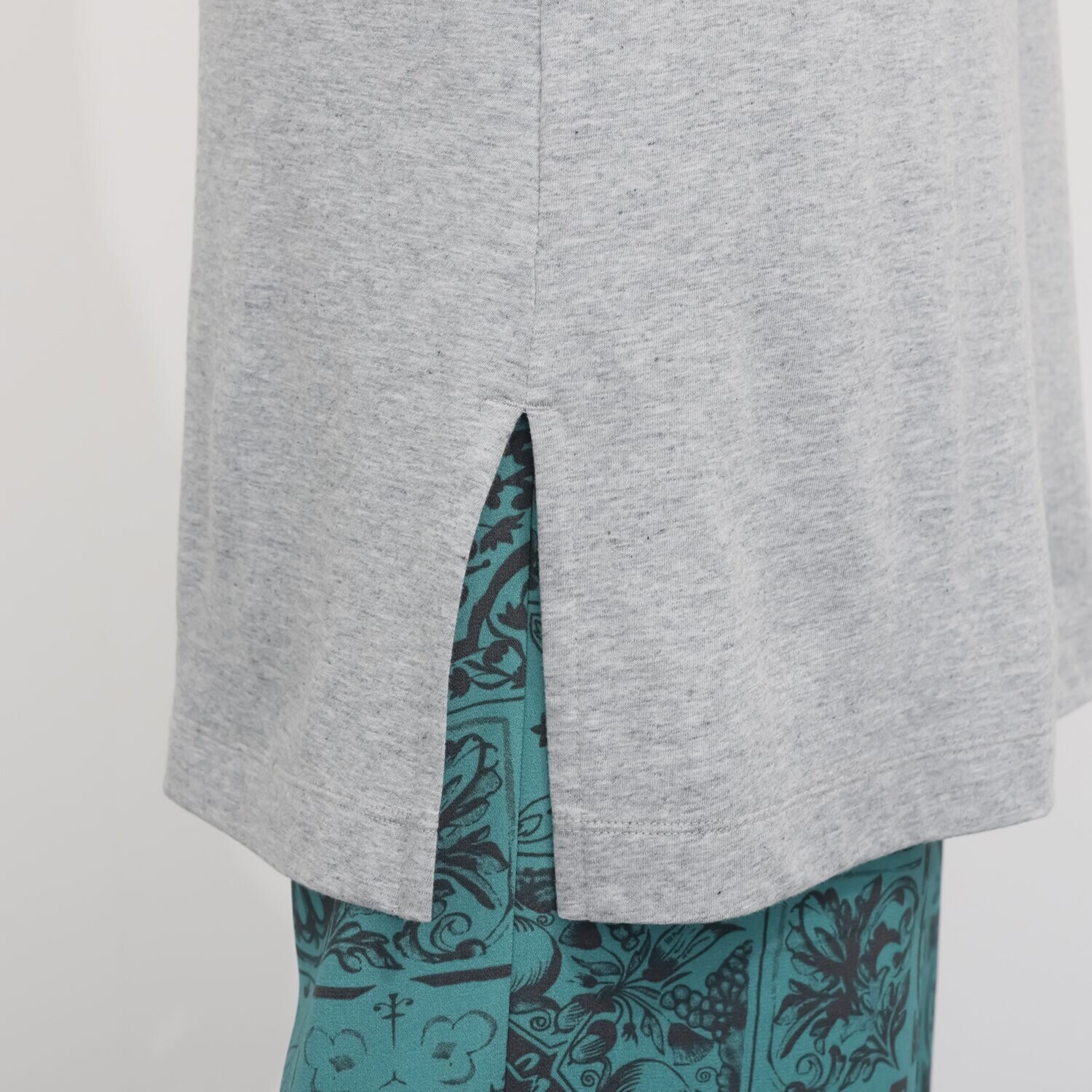 コンストファクスコーラン 和歌山から世界へ オーガニックコットン １００％ ハイゲージ天竺 フレンチチュニック