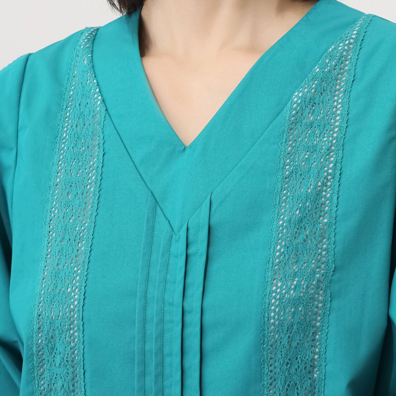 エムジェイアール　バイ マチコ　ジント　ロンドン レースアクセント ボリュームスリーブ ロングワンピース