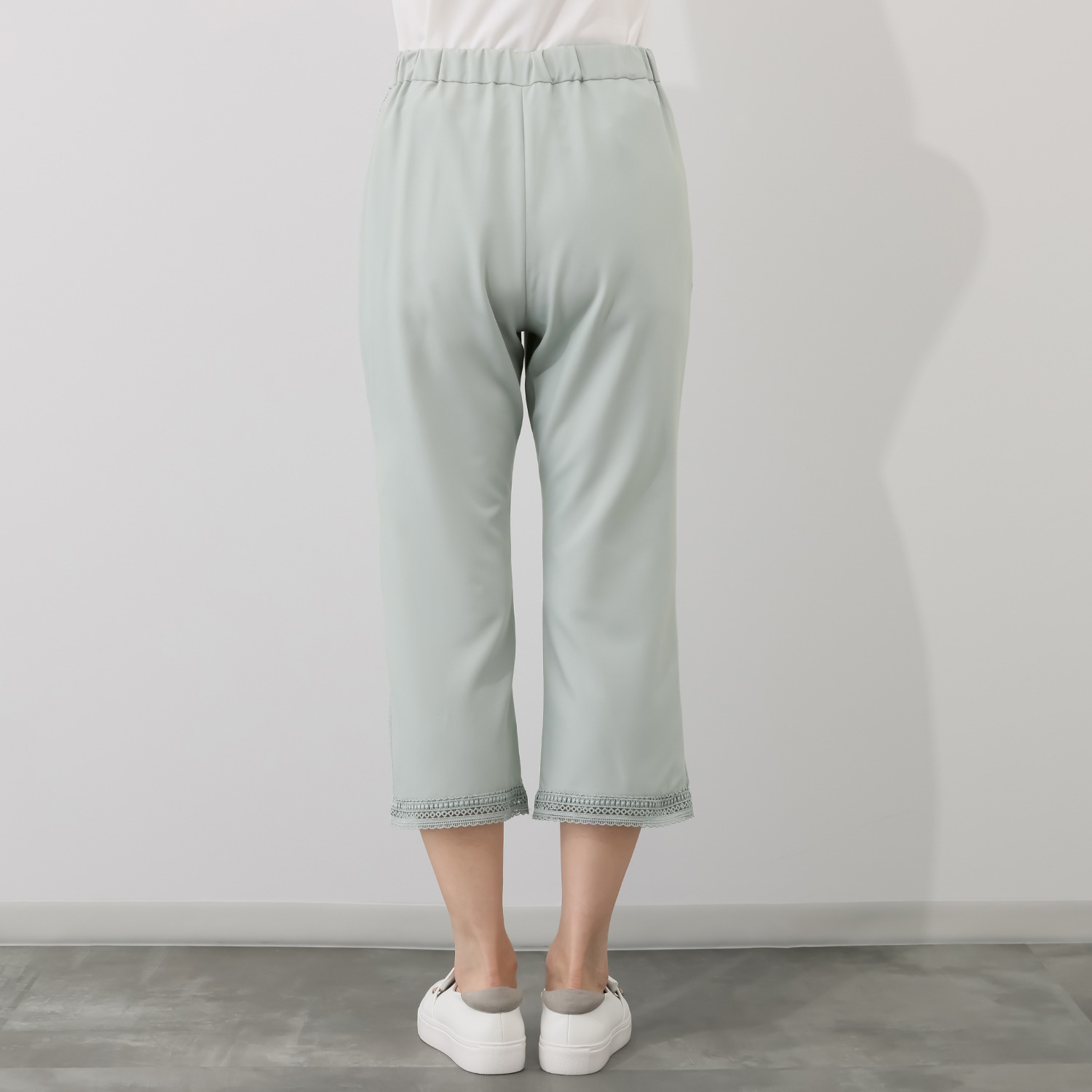 エムジェイアール　バイ マチコ　ジント　ロンドン レースアクセント ストレッチパンツ