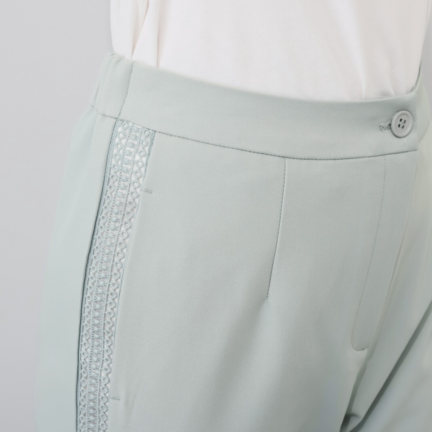 エムジェイアール　バイ マチコ　ジント　ロンドン レースアクセント ストレッチパンツ