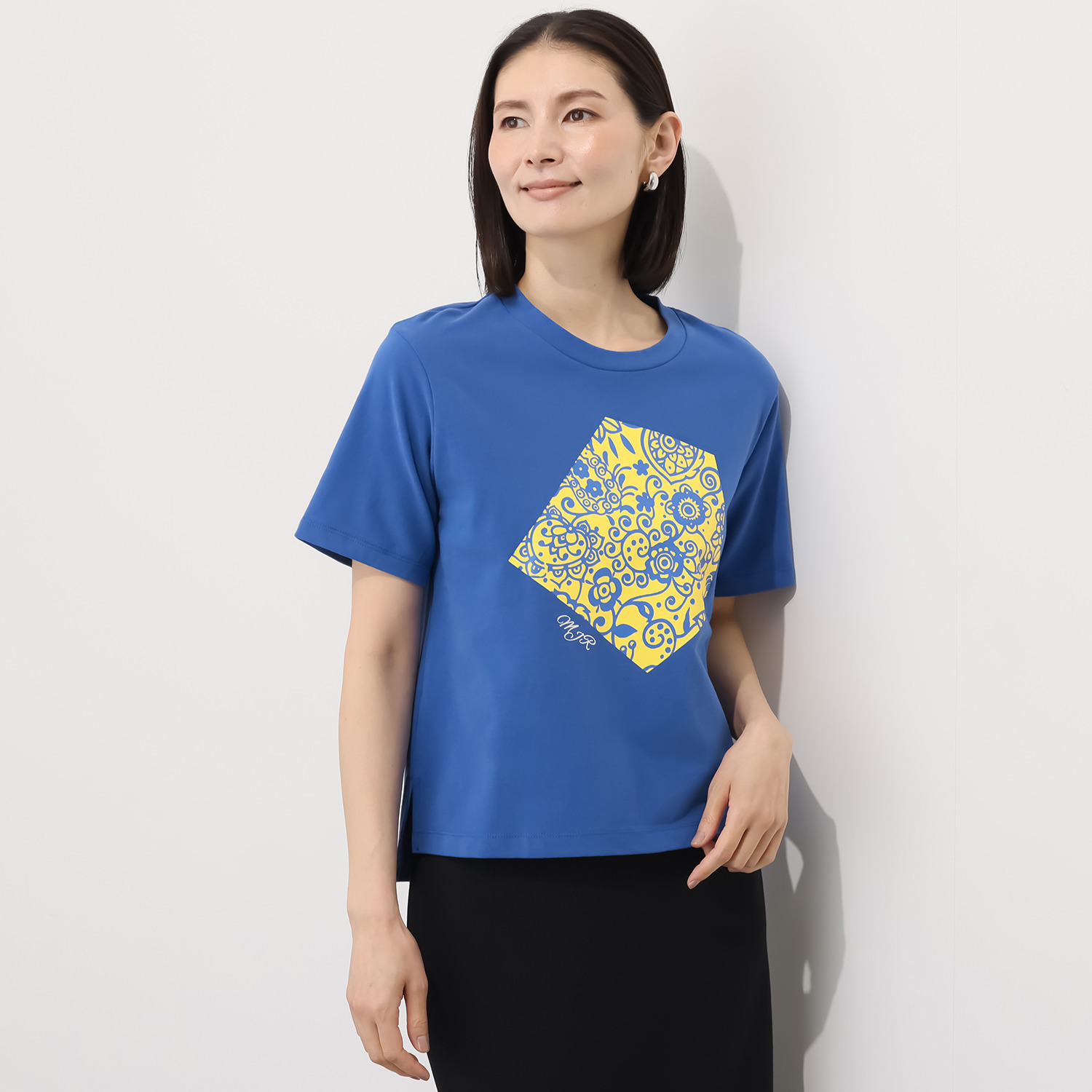 エムジェイアール　バイ マチコ　ジント　ロンドン オリジナルモティーフ グラフィックプリント プルオーバー