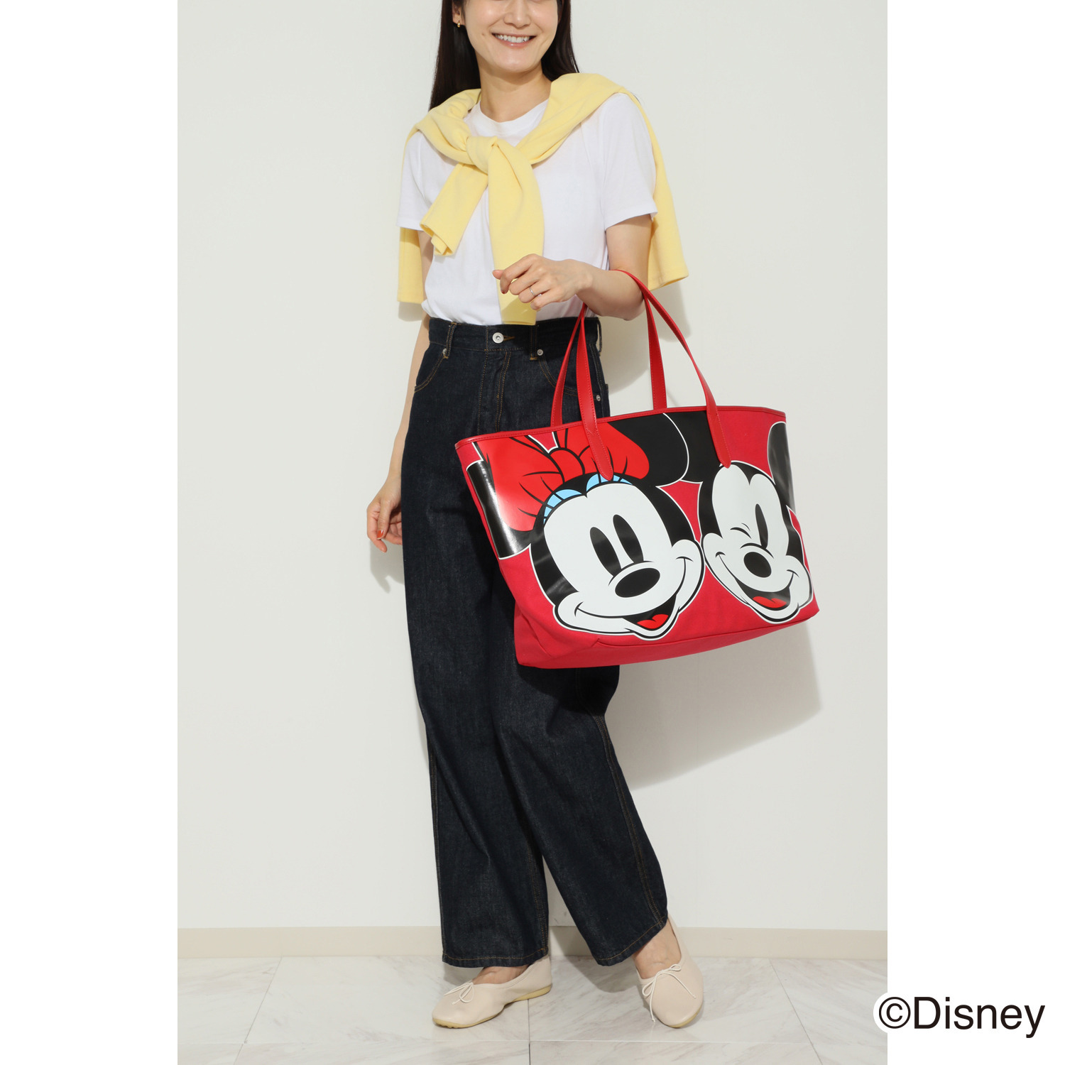 ベルモサ ミッキーマウス＆ ミニーマウス キャンバストート大