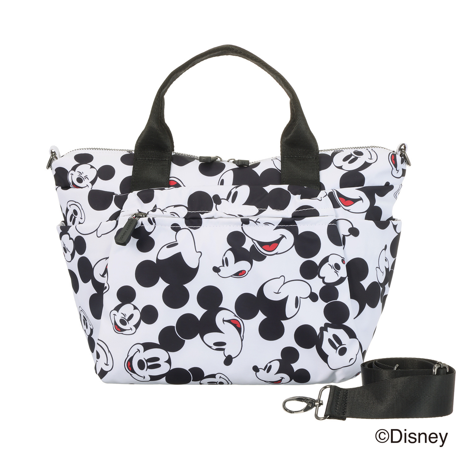 ベルモサ ミッキーマウス 総柄 ２ＷＡＹトート