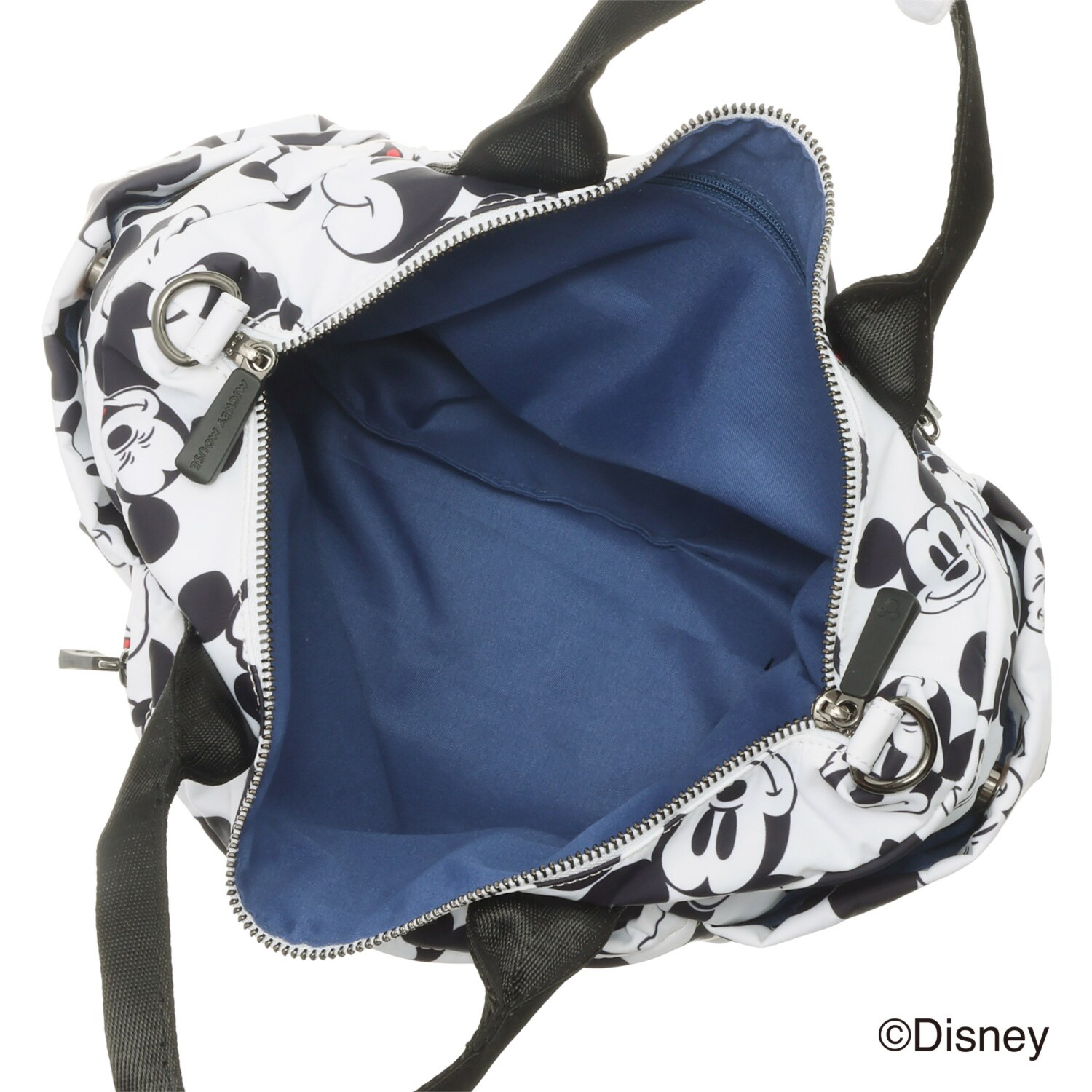 ベルモサ ミッキーマウス 総柄 ２ＷＡＹトート
