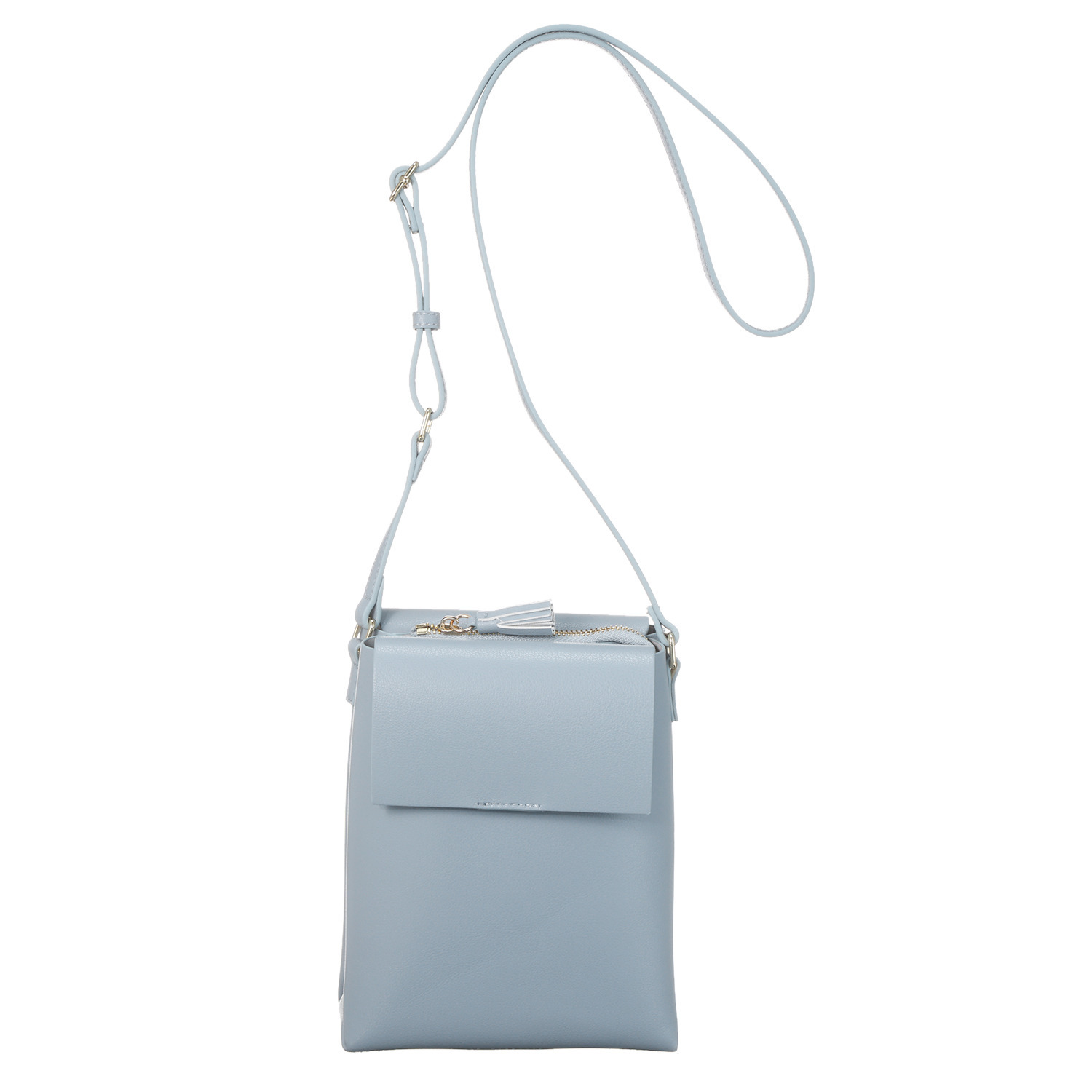 ベルモサ 長財布も入る！ 軽量３層 スマホショルダーバッグ