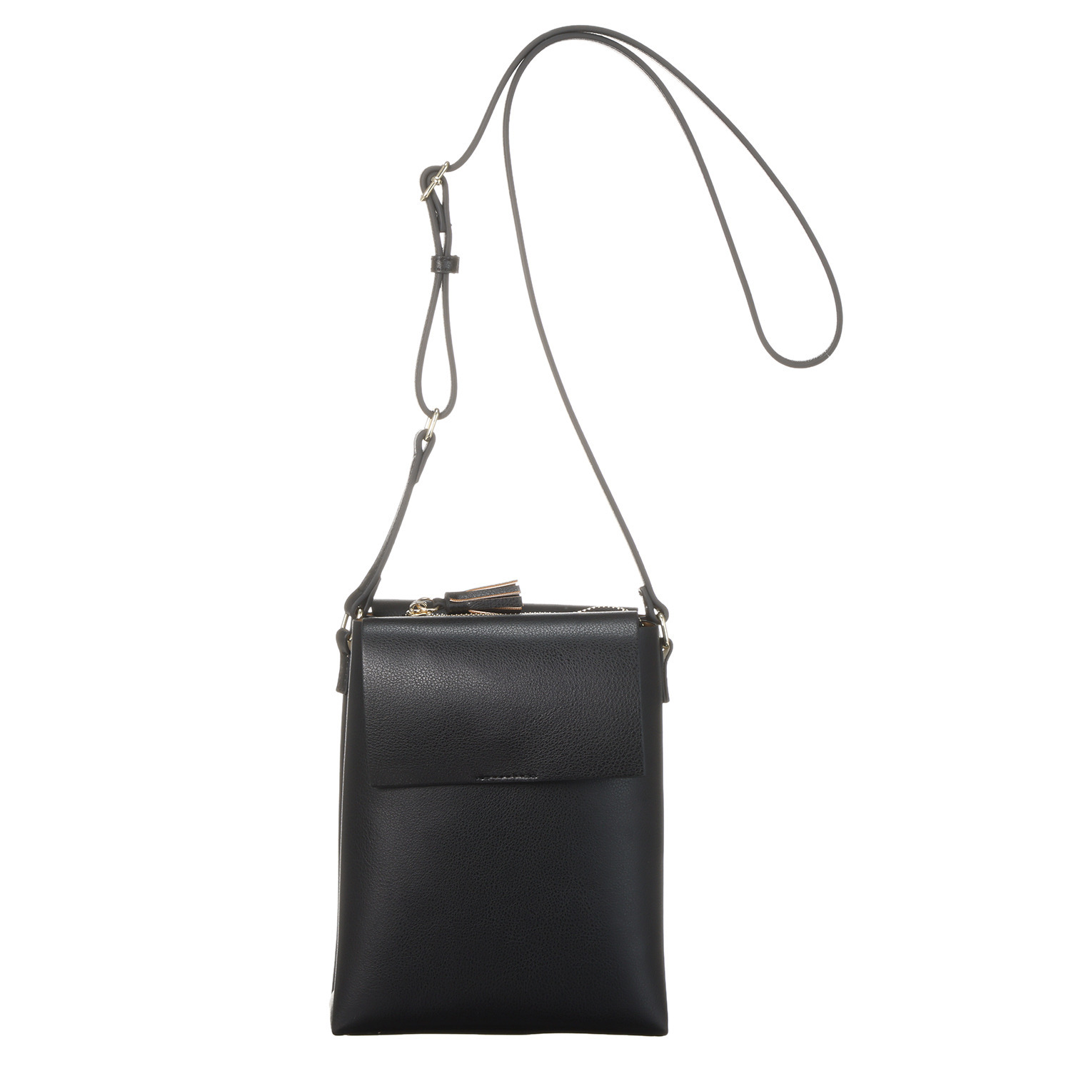 ベルモサ 長財布も入る！ 軽量３層 スマホショルダーバッグ