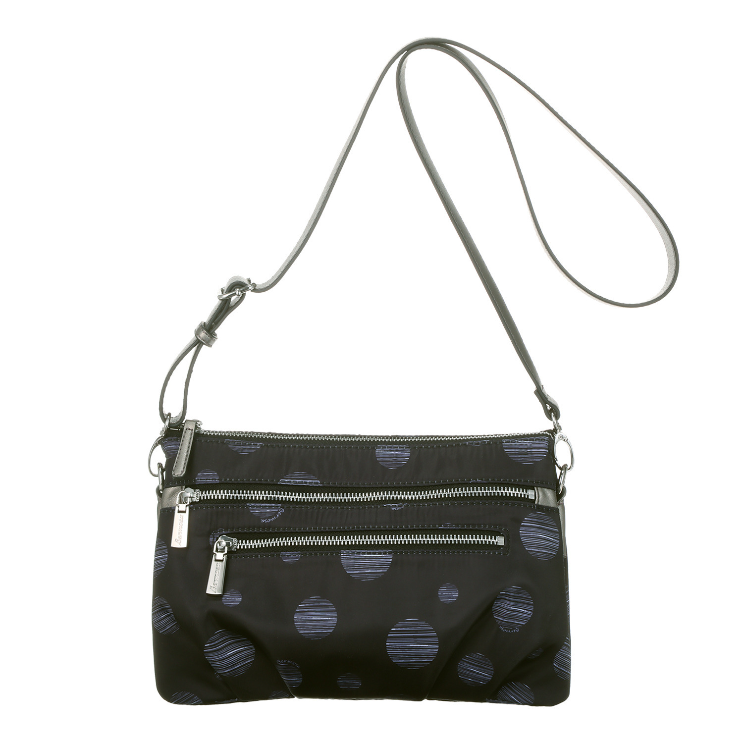 ベルモサ オリジナルドット柄 軽量ショルダーバッグ