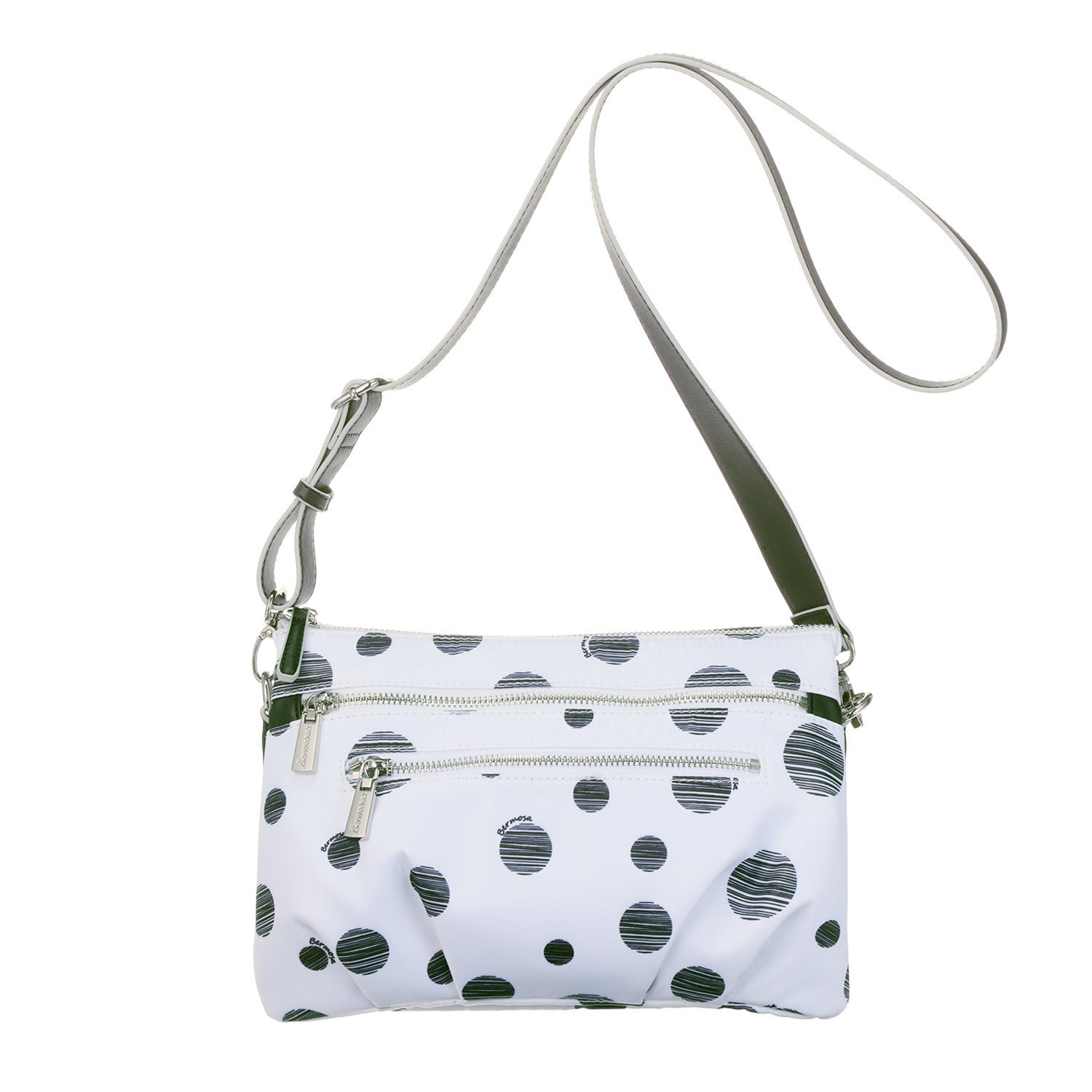 ベルモサ オリジナルドット柄 軽量ショルダーバッグ