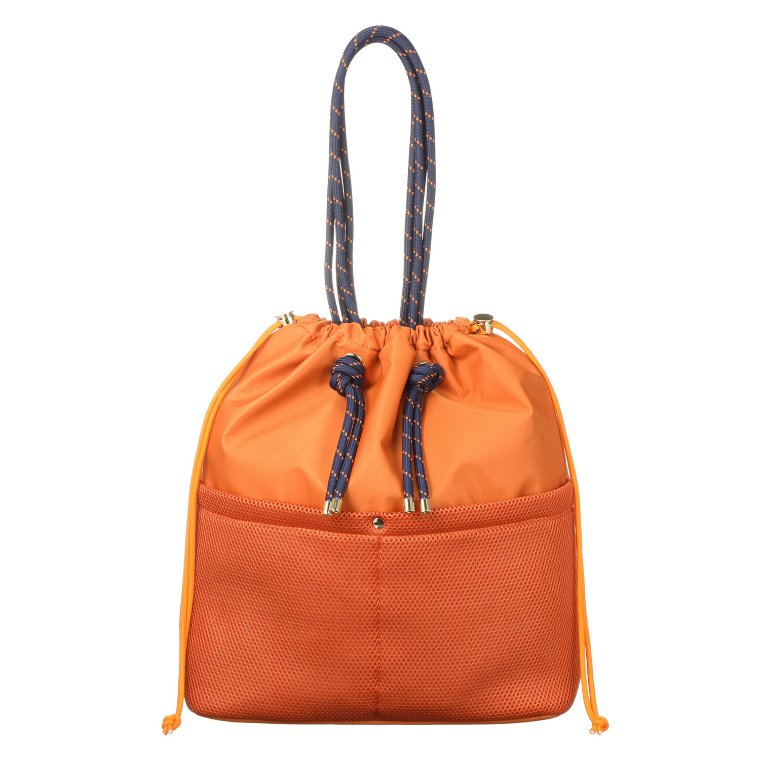 ベルモサ アースカラー 軽量 巾着トートバッグ