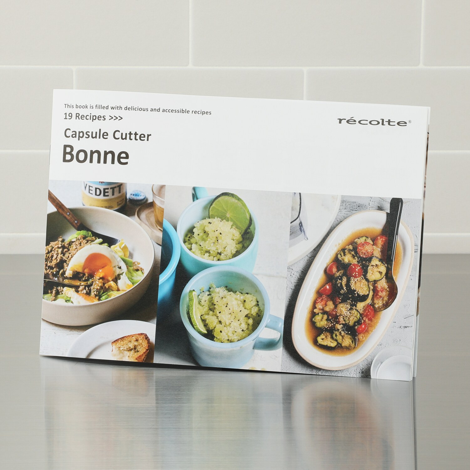 レコルト コンパクトなのにパワフル １台７役の フードプロセッサー カプセルカッター “ボンヌ”特別セット