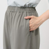 ルクオーレ 接触冷感モクロディ サイドラインデザイン ワイドパンツ