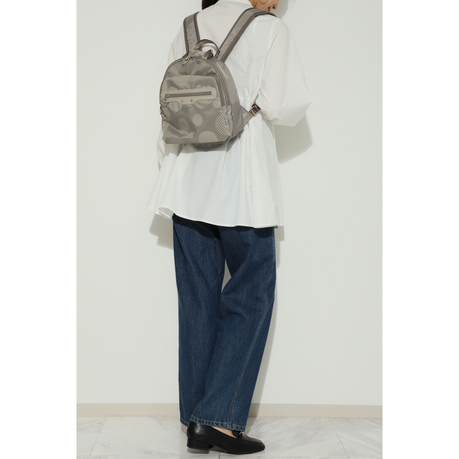 ダジュール ドットプリント リュック