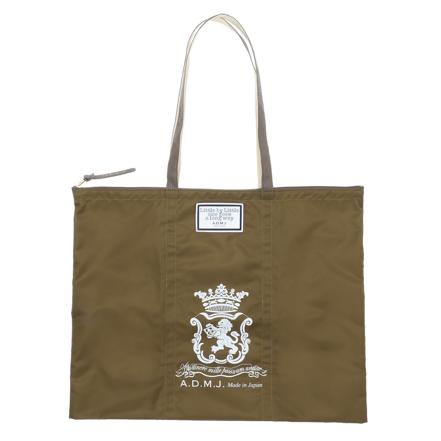 エーディーエムジェイ はっ水 イタリアンナイロン ポータブルサブバッグ ＜Ｌ＞