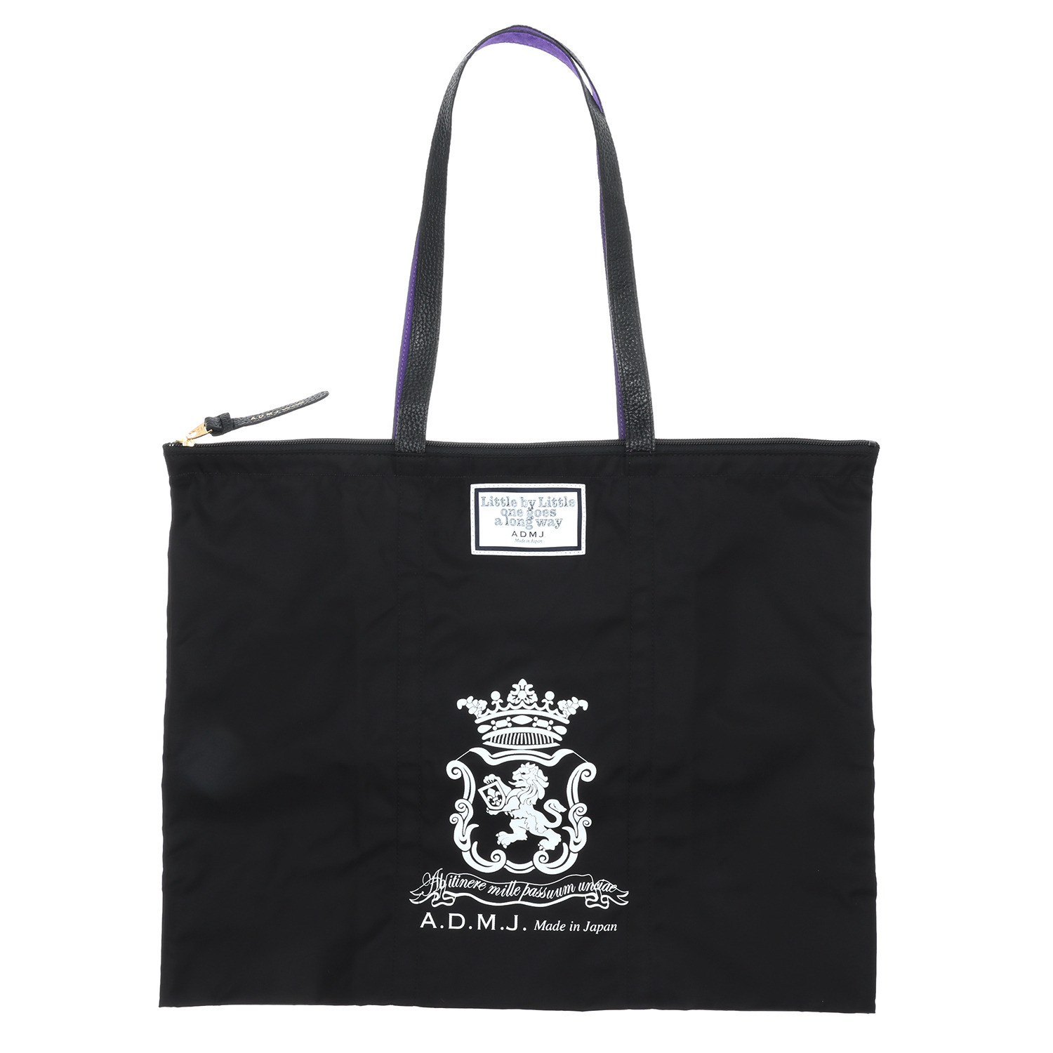 エーディーエムジェイ はっ水 イタリアンナイロン ポータブルサブバッグ ＜Ｌ＞