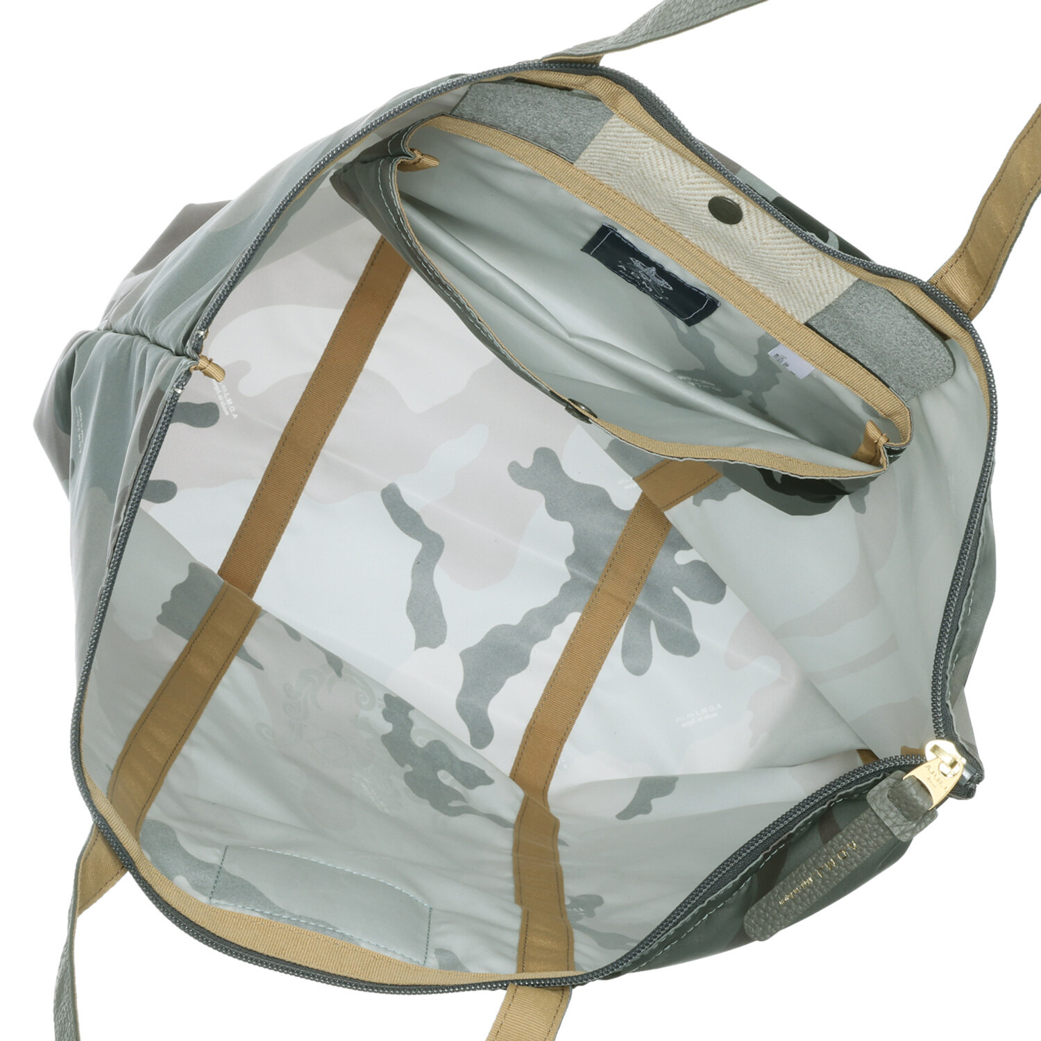 エーディーエムジェイ はっ水 イタリアンナイロン ポータブルサブバッグ ＜Ｌ＞