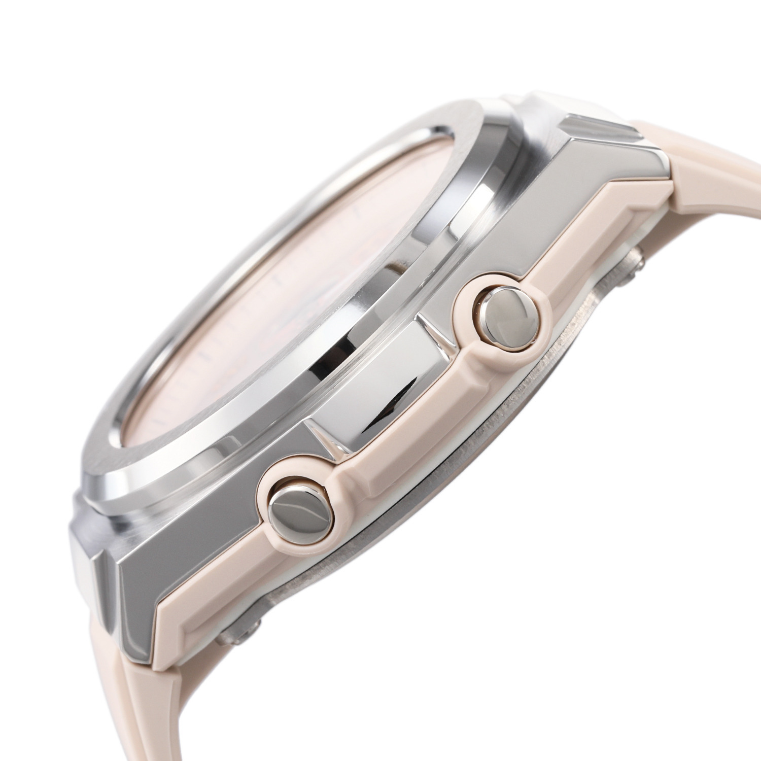 カシオ ベビーＧ　“Ｇ−ＭＳ” レディース 電波ソーラー腕時計 ＭＳＧ−Ｗ６１０ＦＥ −４ＡＪＦ ＜ピンクベージュ＞