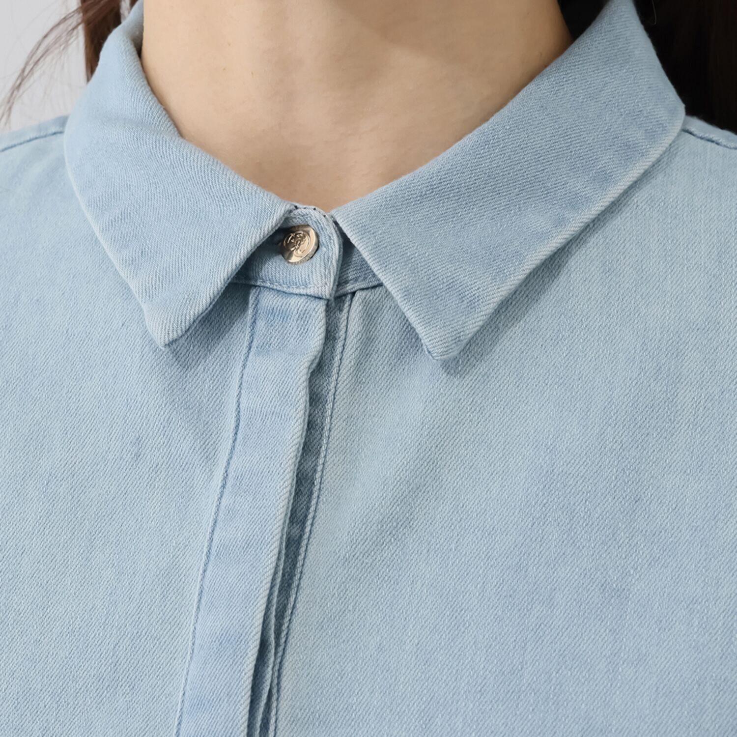 シック　バイ　ネイチャー ストレッチデニムシャツ