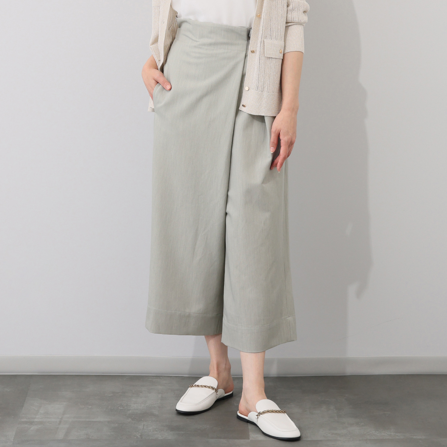 シック　バイ　ネイチャー ラップ調イージーパンツ