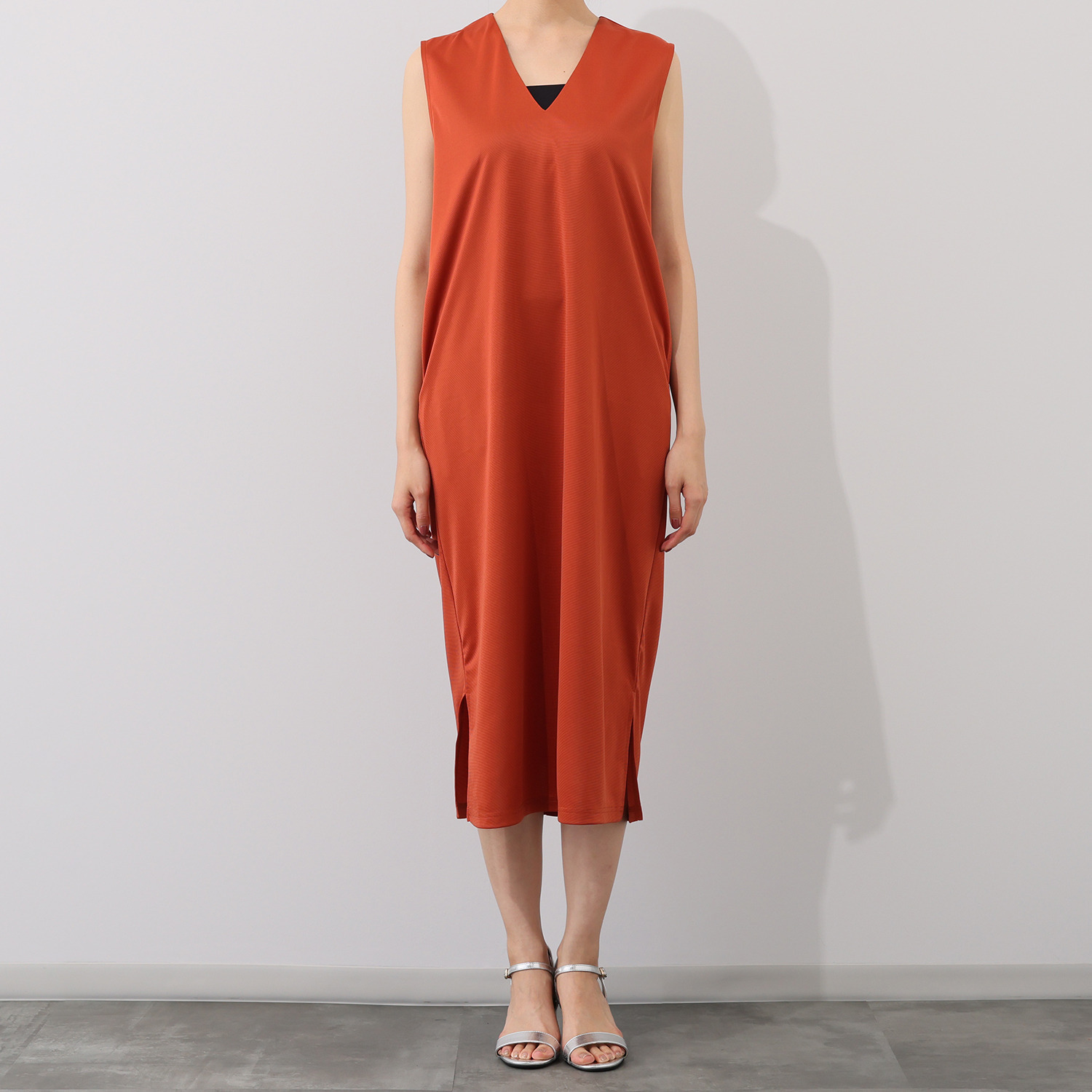 マンスリートライミー 着回し抜群 体型カバーワンピース＆ Ｔシャツセット