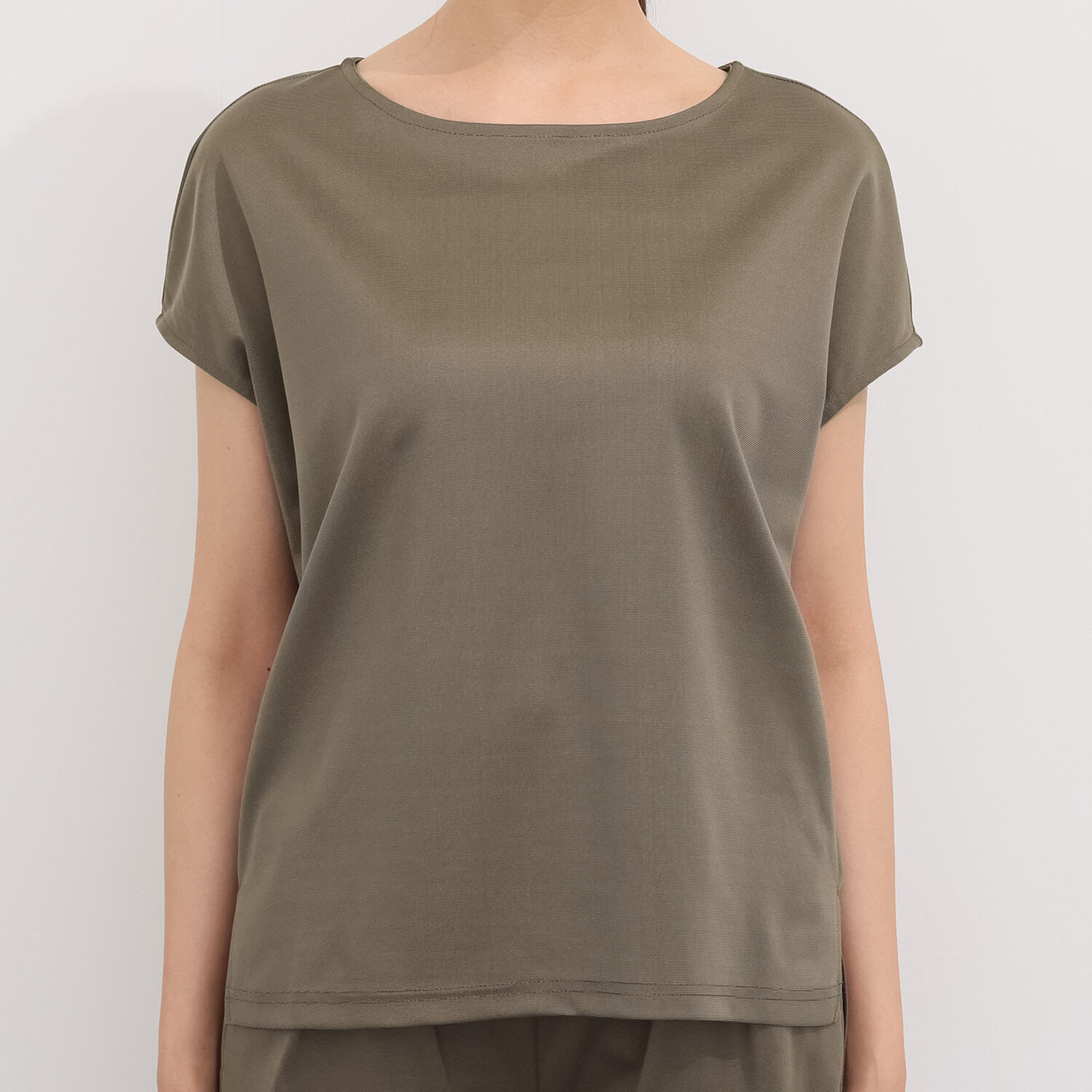 マンスリートライミー 着回し抜群 ２ウェイプルオーバー＆ キレイめパンツセット