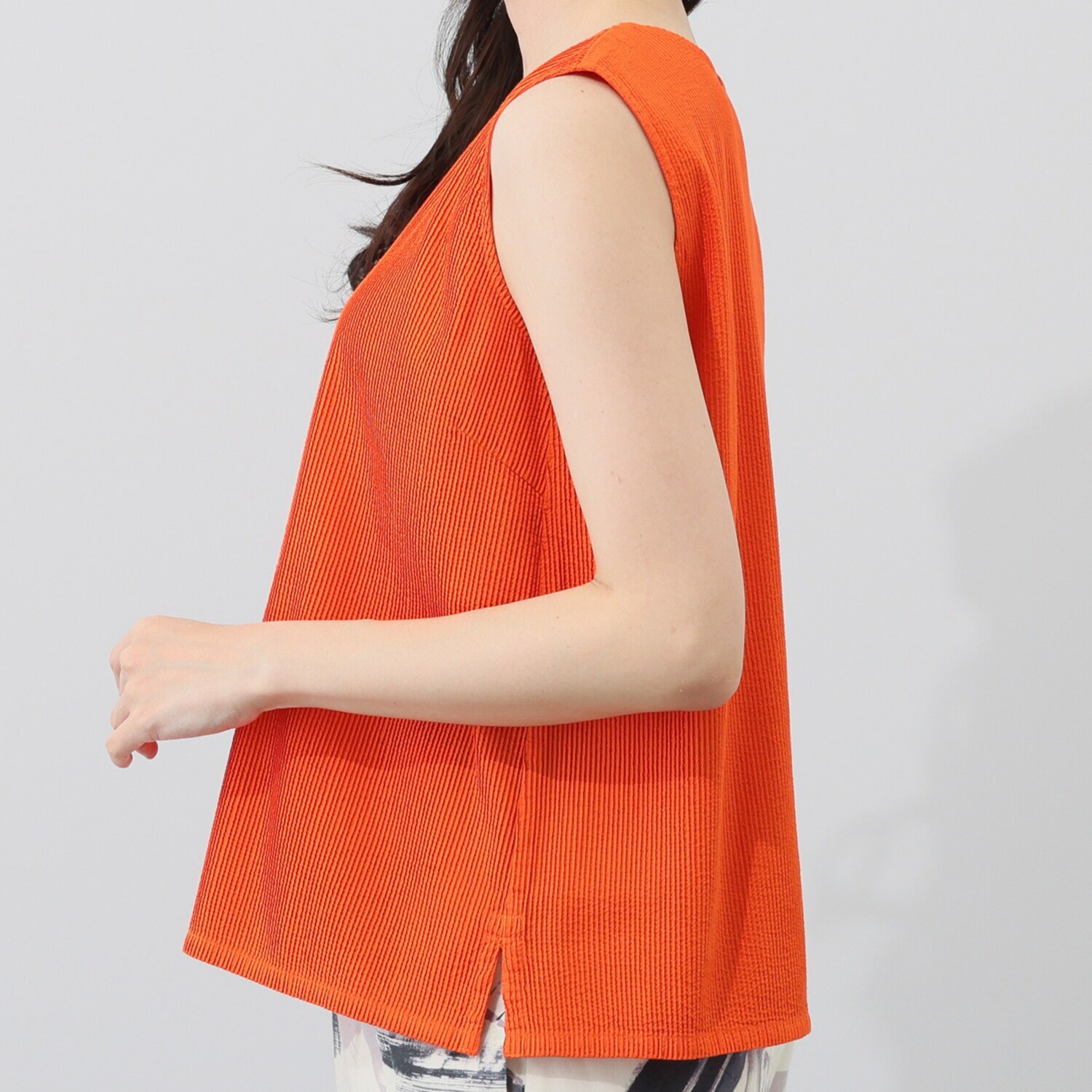 ヤッコマリカルド マイクロピンタック タンクトップ