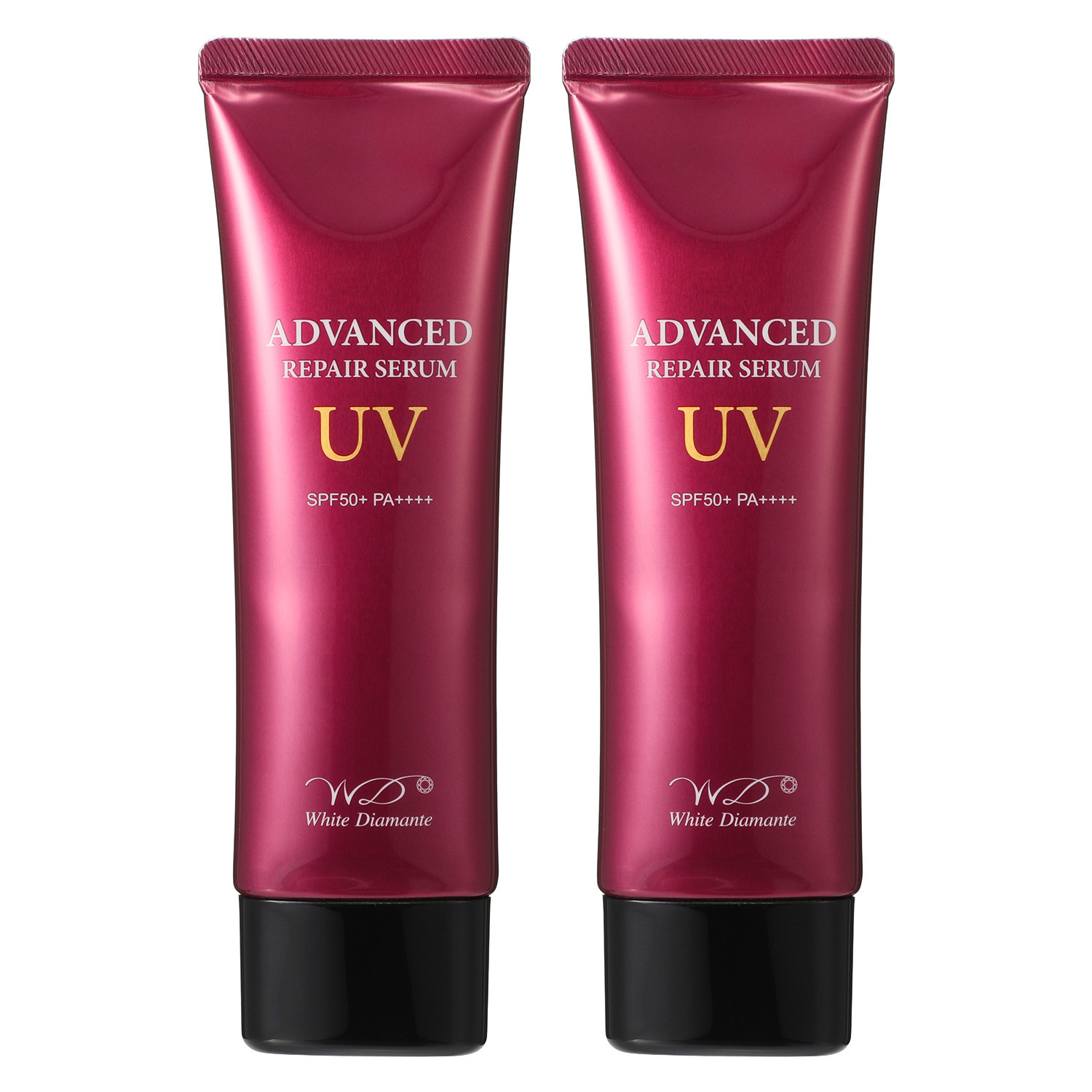 ホワイトディアマンテ 紫外線からお肌を守り 日中もハリツヤ美容ケア アドバンスド リペアセラム　ＵＶ ３本分セット 