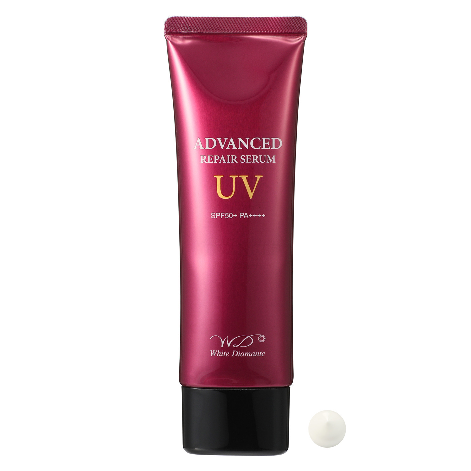 ホワイトディアマンテ 紫外線からお肌を守り 日中もハリツヤ美容ケア アドバンスド リペアセラム　ＵＶ ３本分セット 