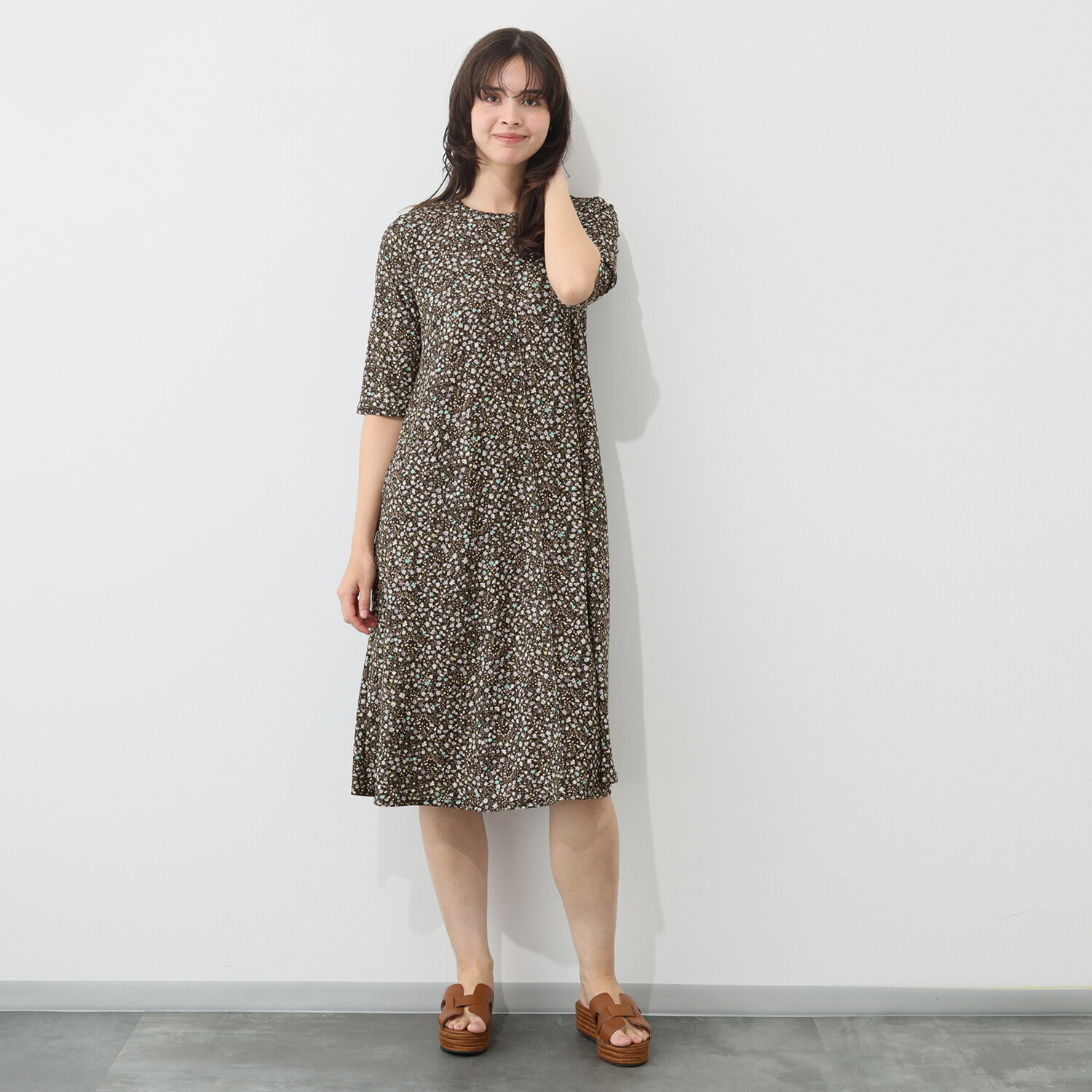 ダジュール Ａラインデザイン ワンピース