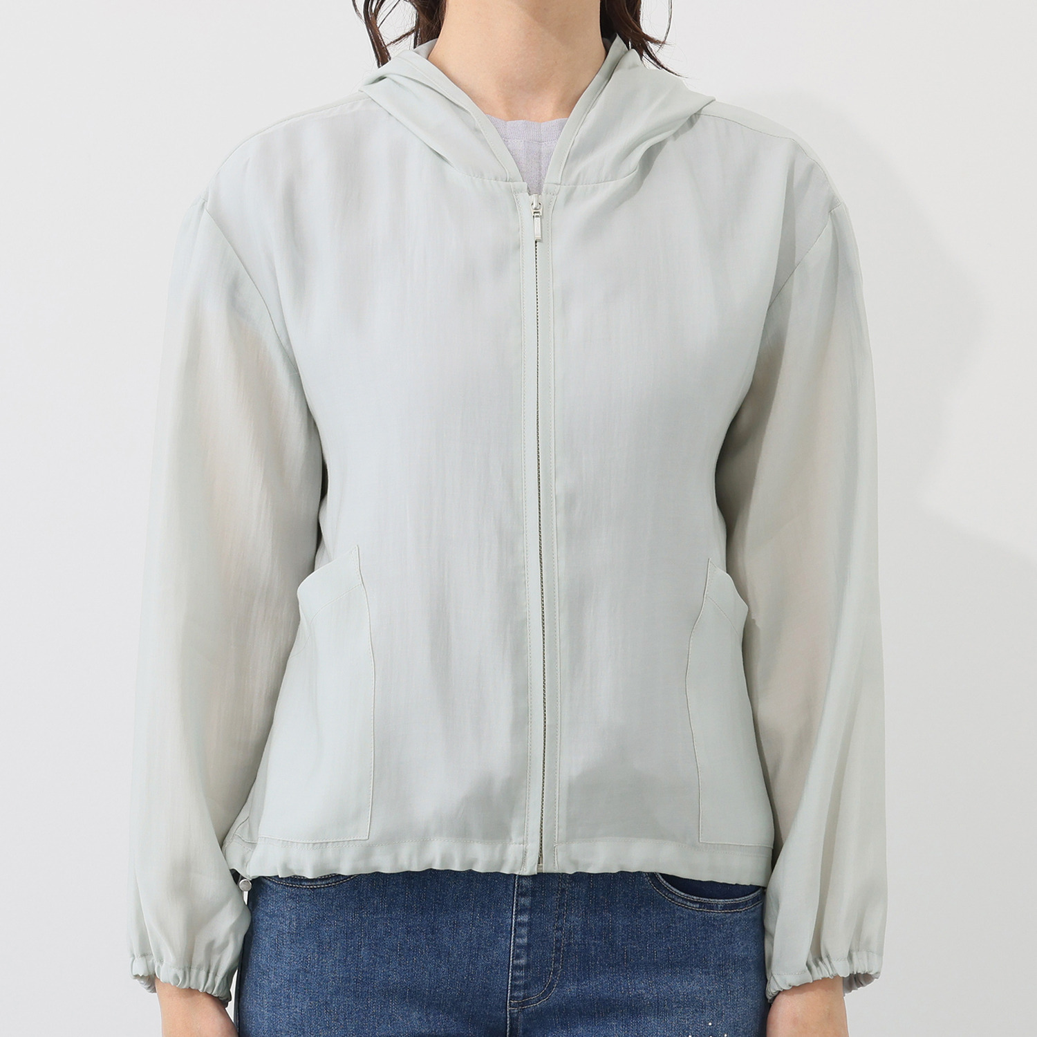 ダジュール バックタックプリーツ ブルゾン