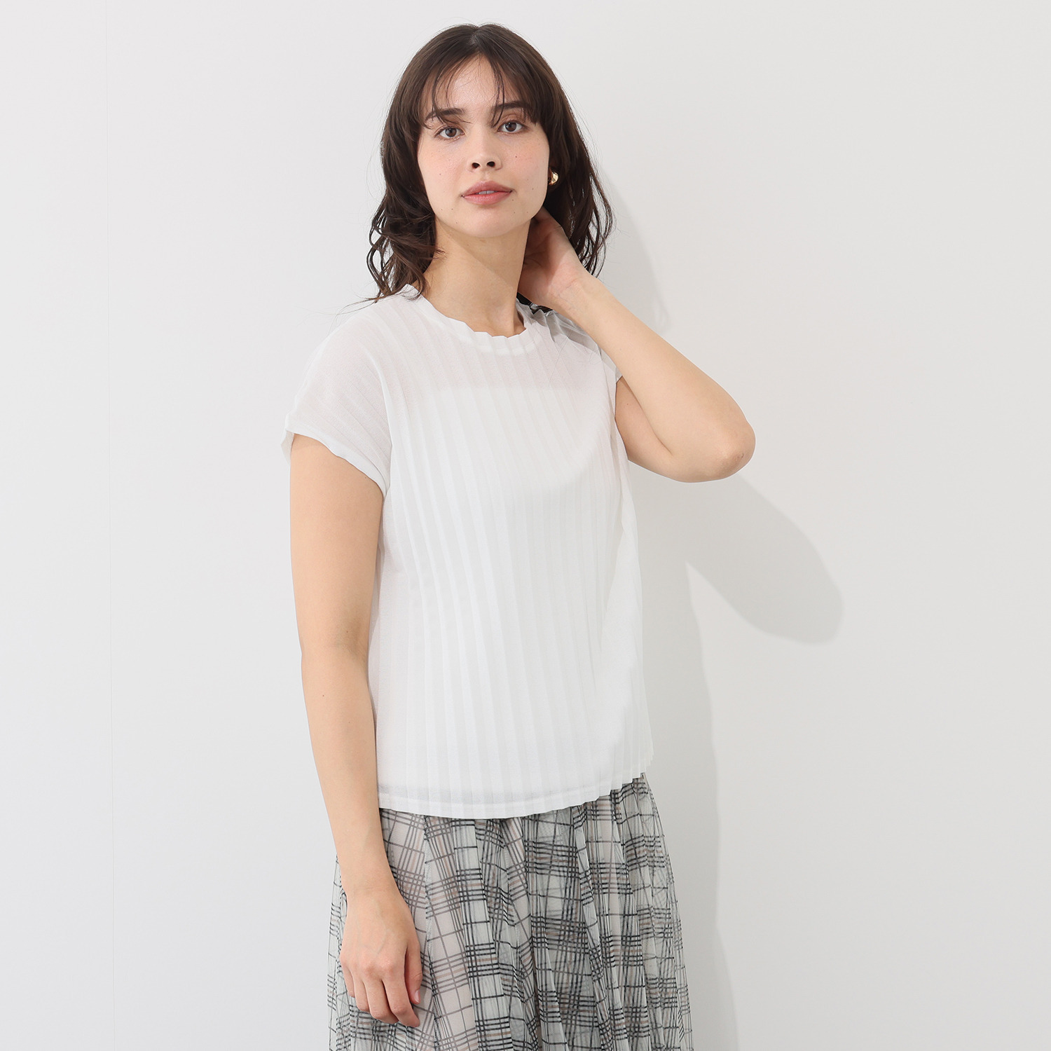 ダジュール プリーツデザイン プルオーバー