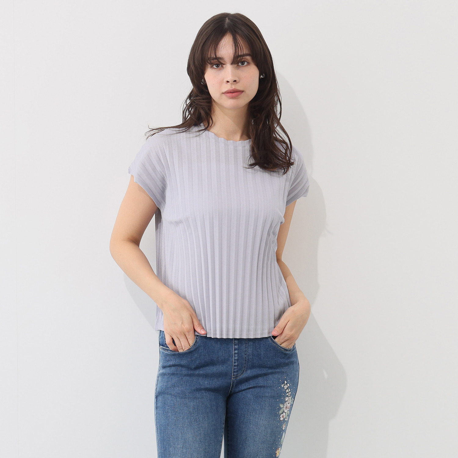 ダジュール プリーツデザイン プルオーバー